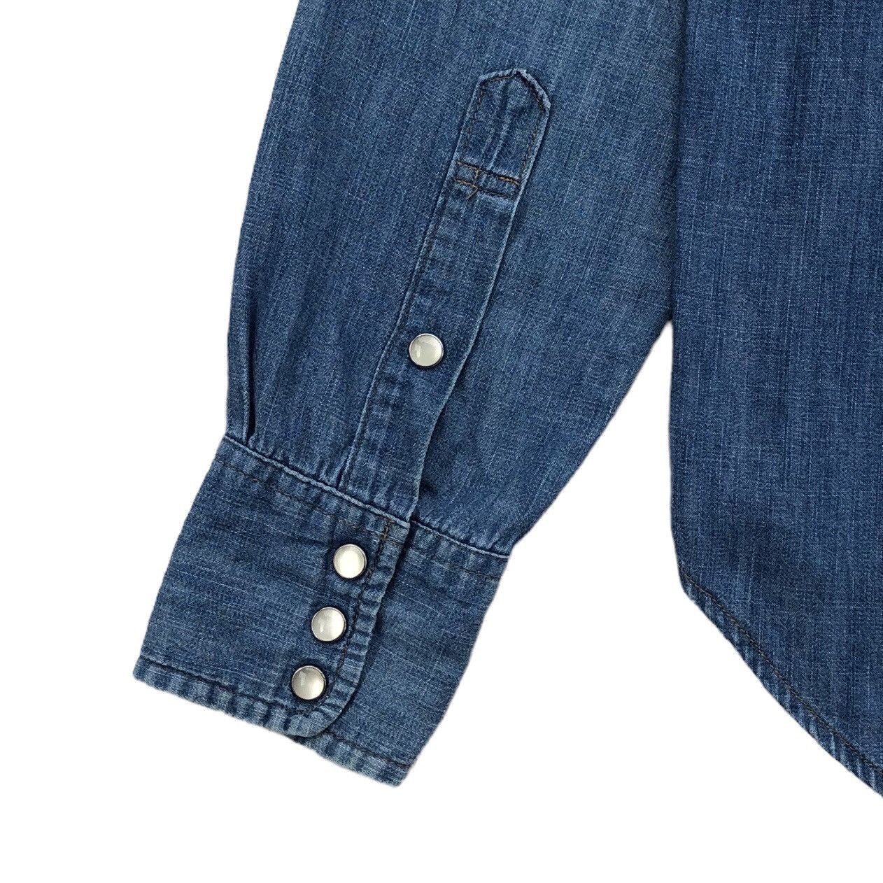 CABANE de ZUCCa CABANE de Zucca Western Snap Button Denim Shirt Size US M / EU 48-50 / 2 - 17 Thumbnail