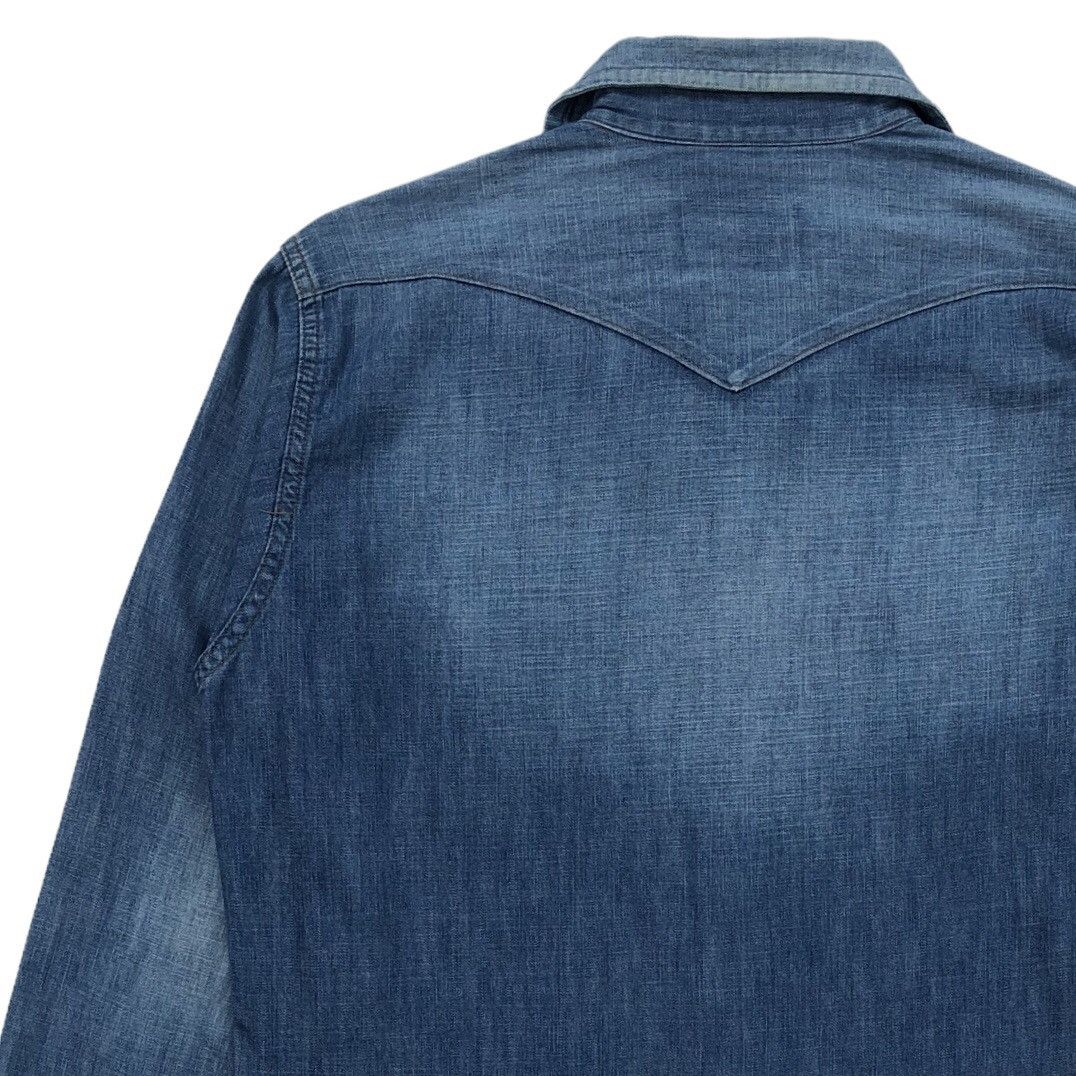 CABANE de ZUCCa CABANE de Zucca Western Snap Button Denim Shirt Size US M / EU 48-50 / 2 - 16 Thumbnail
