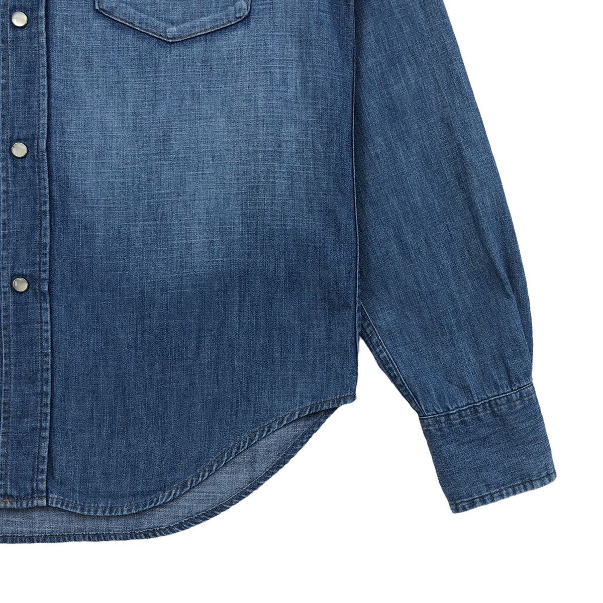 CABANE de ZUCCa CABANE de Zucca Western Snap Button Denim Shirt Size US M / EU 48-50 / 2 - 10 Thumbnail