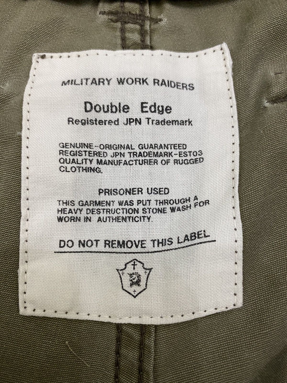 Japanese Brand Japanese Brand Double Edge Cargo Pants Size US 35 - 9 Thumbnail