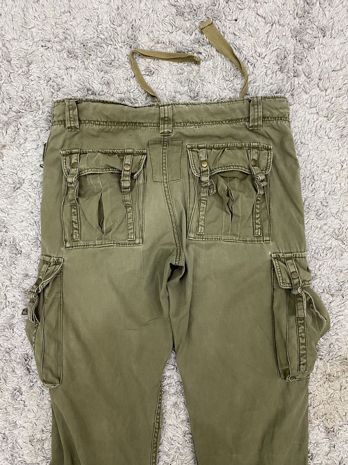 Japanese Brand Japanese Brand Double Edge Cargo Pants Size US 35 - 7 Thumbnail