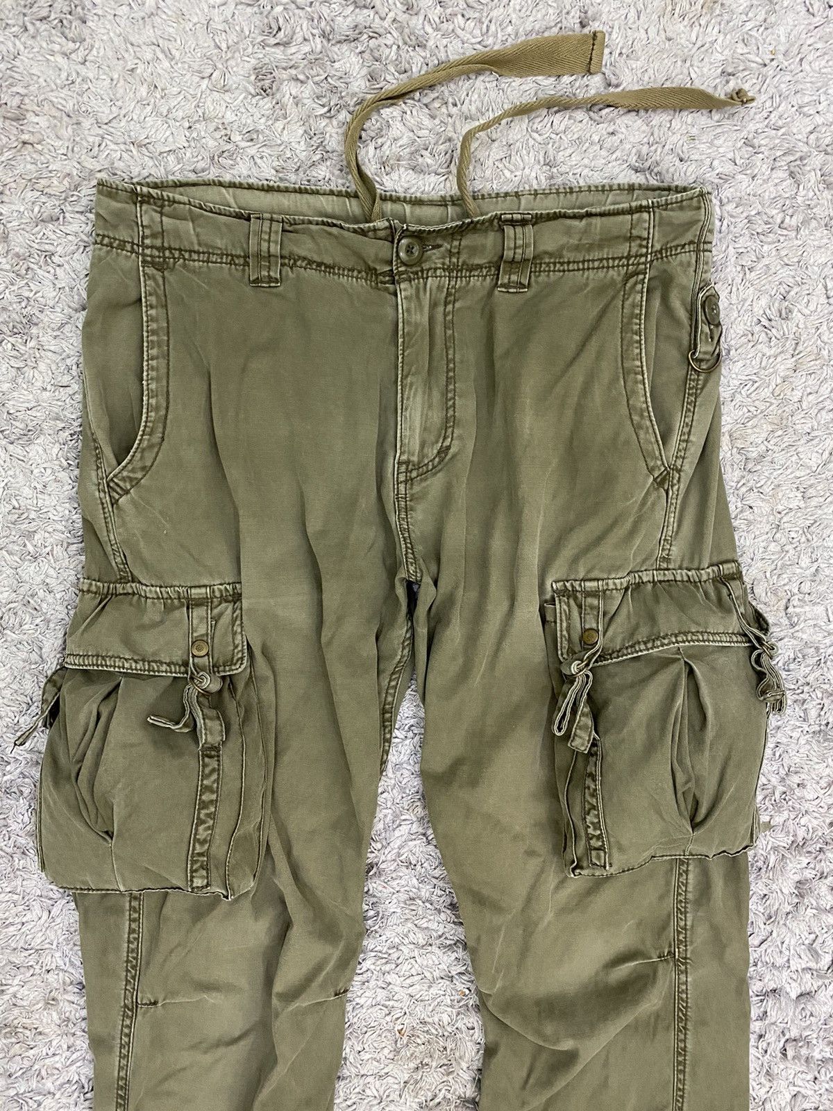 Japanese Brand Japanese Brand Double Edge Cargo Pants Size US 35 - 5 Thumbnail