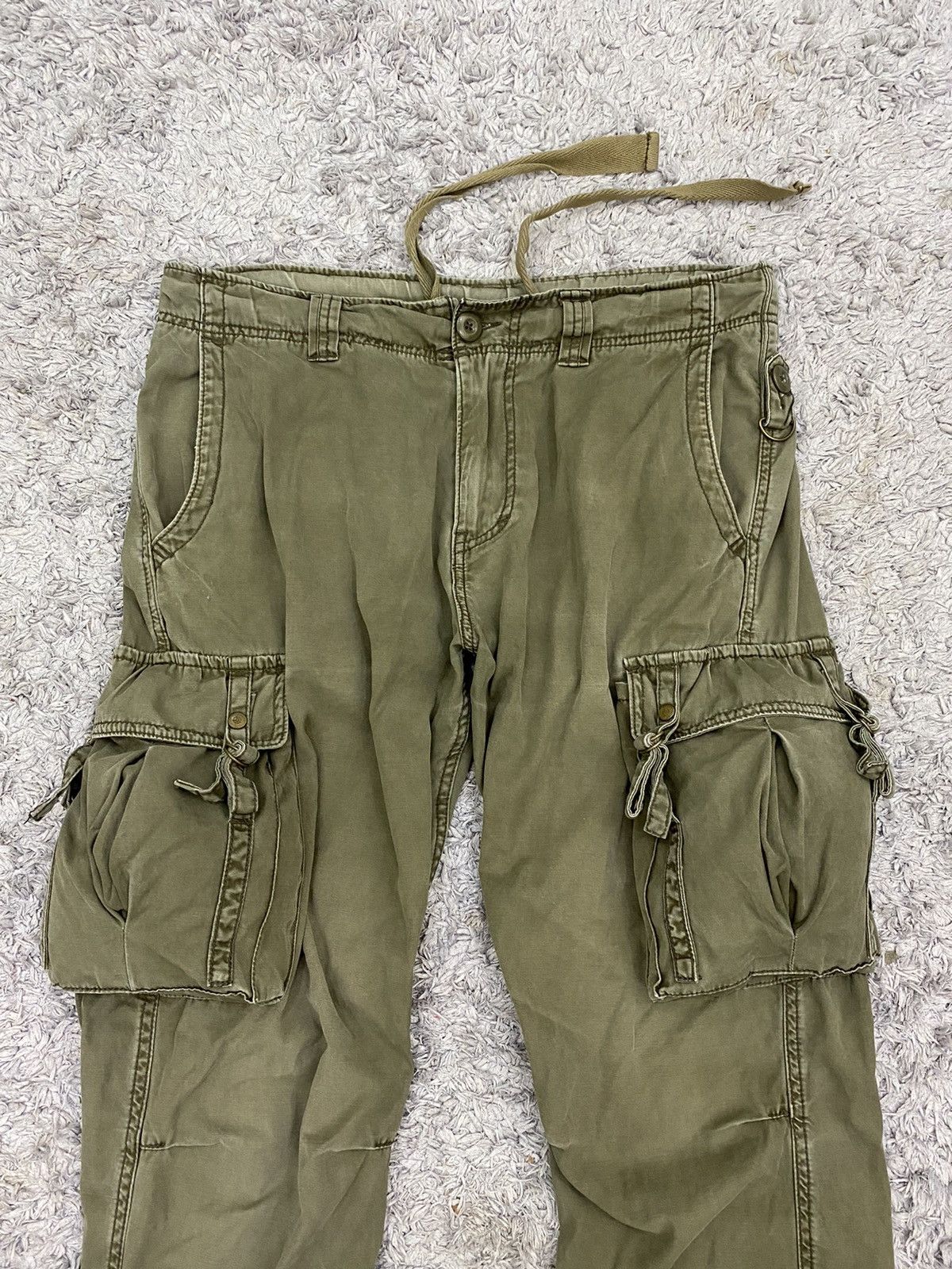 Japanese Brand Japanese Brand Double Edge Cargo Pants Size US 35 - 3 Thumbnail