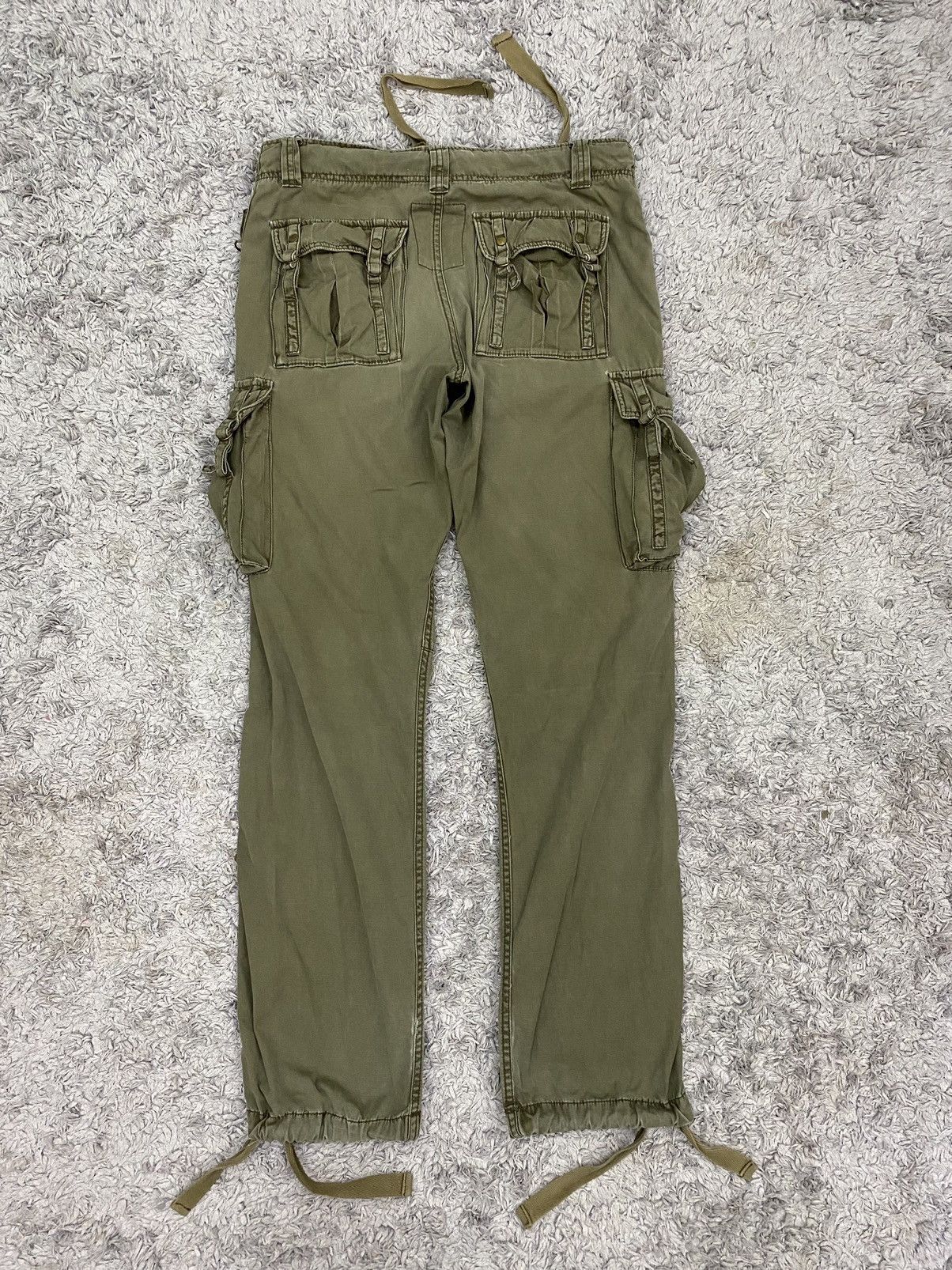 Japanese Brand Japanese Brand Double Edge Cargo Pants Size US 35 - 6 Thumbnail