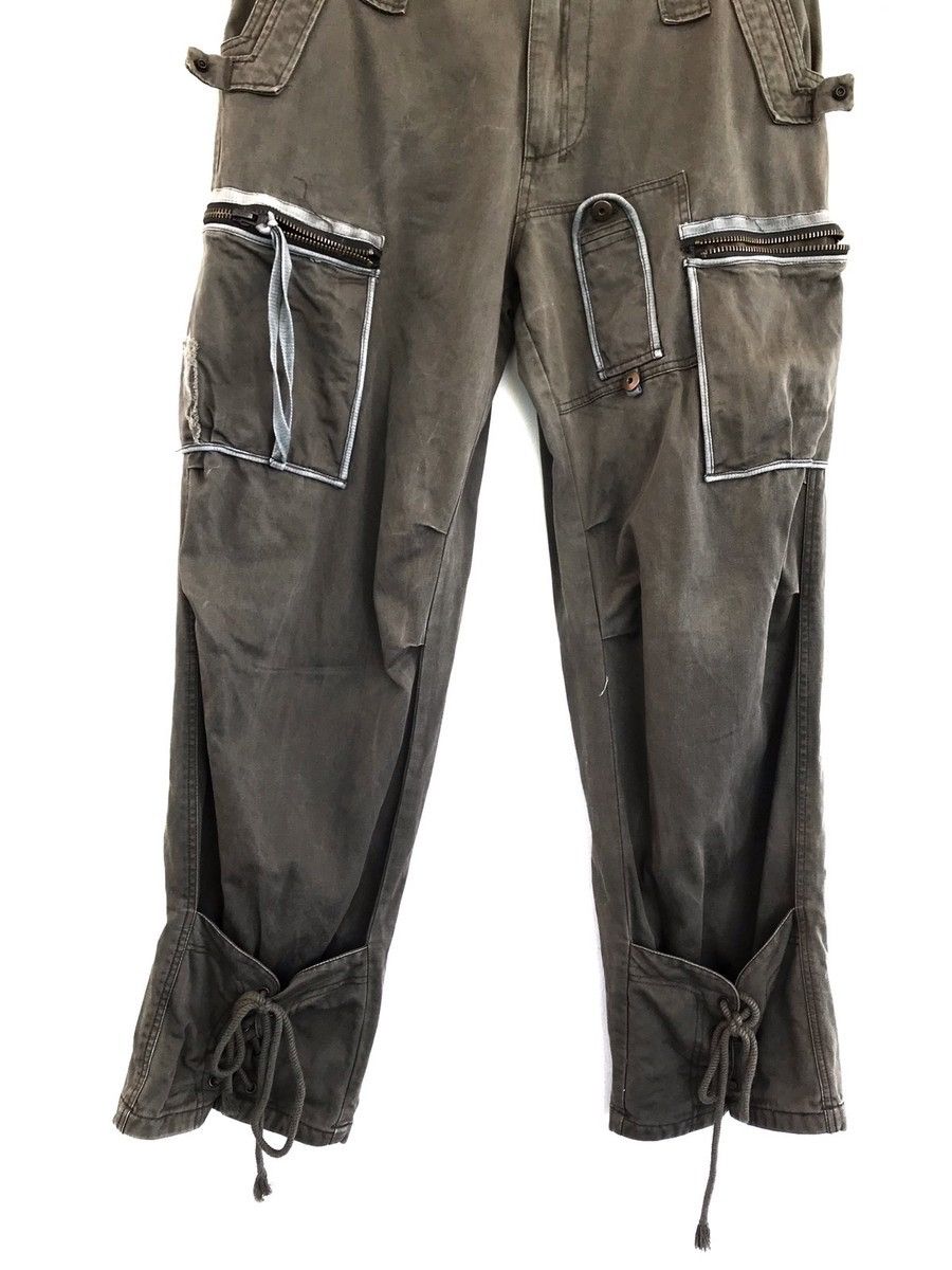 Japanese Brand Techno Tactical Parachute Bondage Streetwear Cargo Pants Size US 35 - 4 Thumbnail