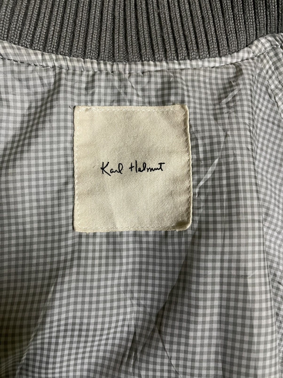 Japanese Brand Karl Helmut Varsity Wool Leather Jacket Size US M / EU 48-50 / 2 - 23 Thumbnail