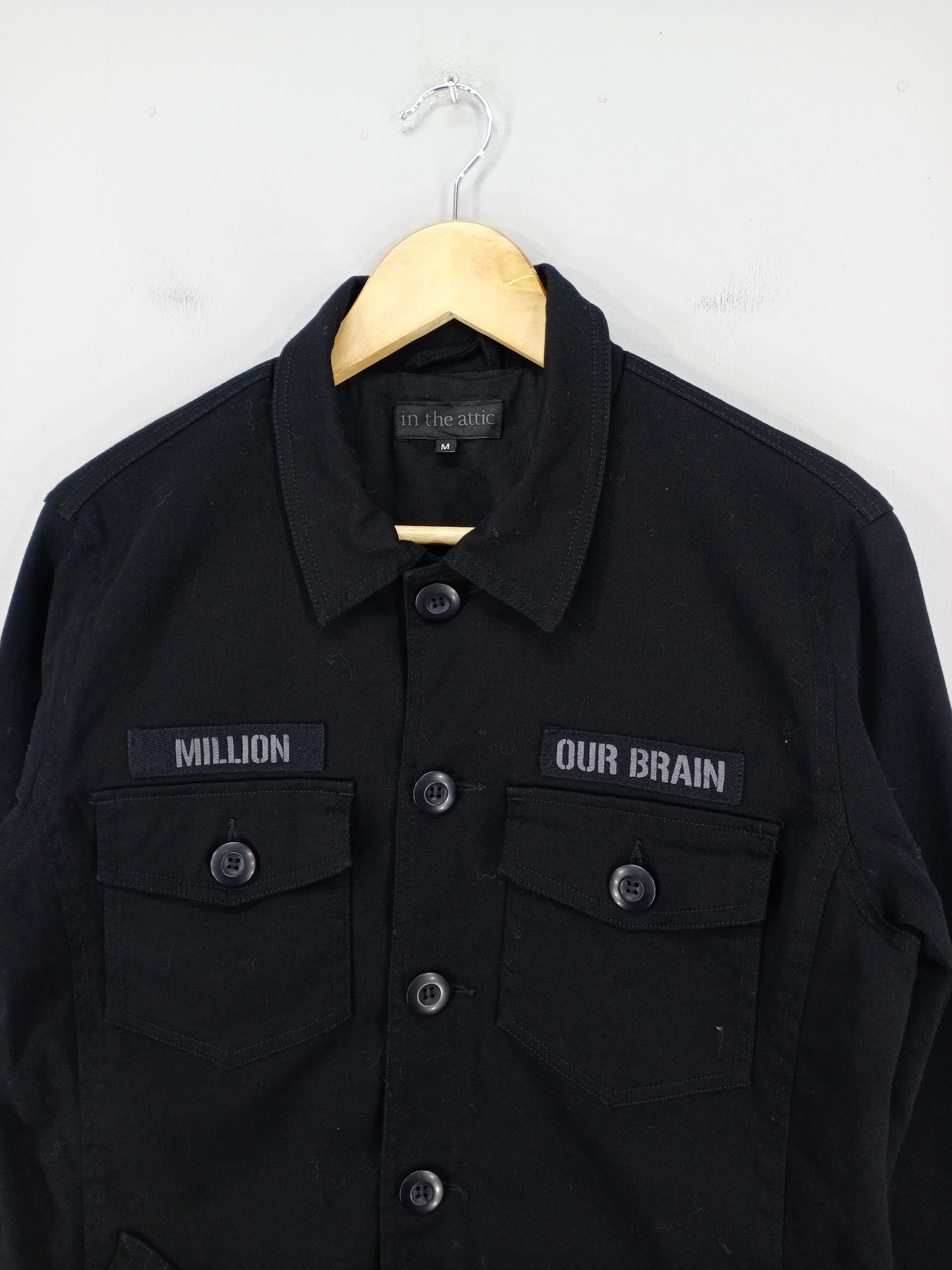 In The Attic 💥RARE💥In The Attic Military Style Button Ups Jacket Size US M / EU 48-50 / 2 - 4 Thumbnail