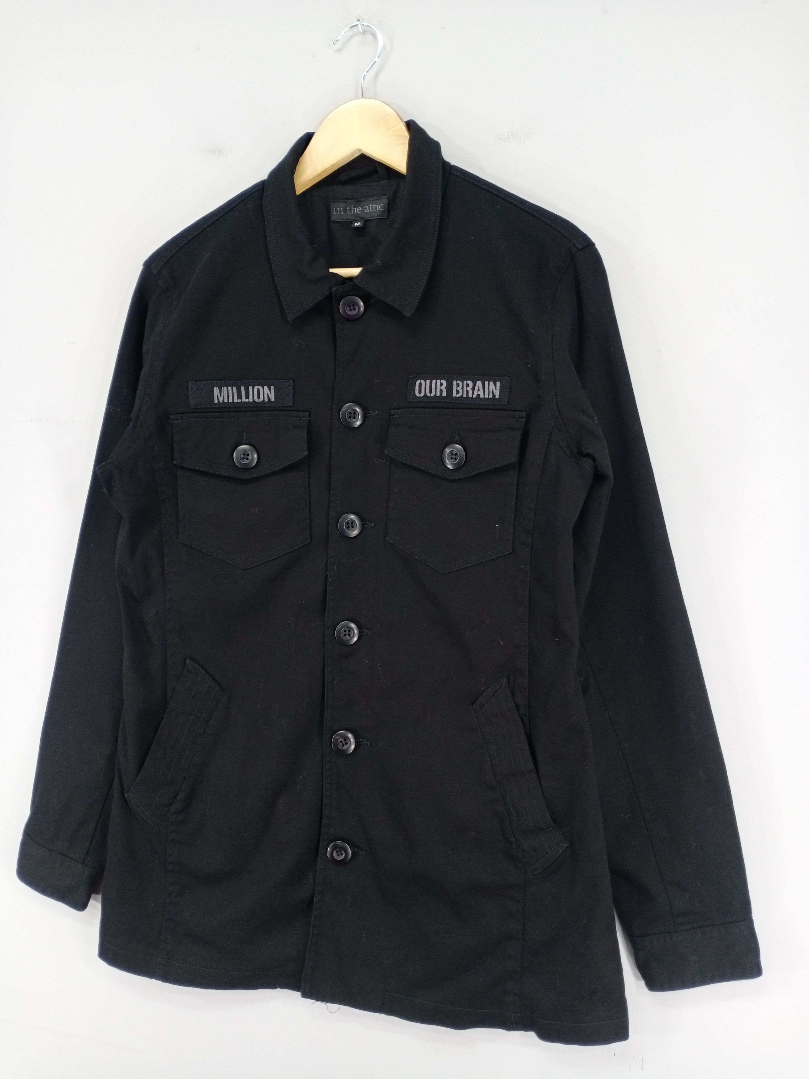 In The Attic 💥RARE💥In The Attic Military Style Button Ups Jacket Size US M / EU 48-50 / 2 - 3 Thumbnail
