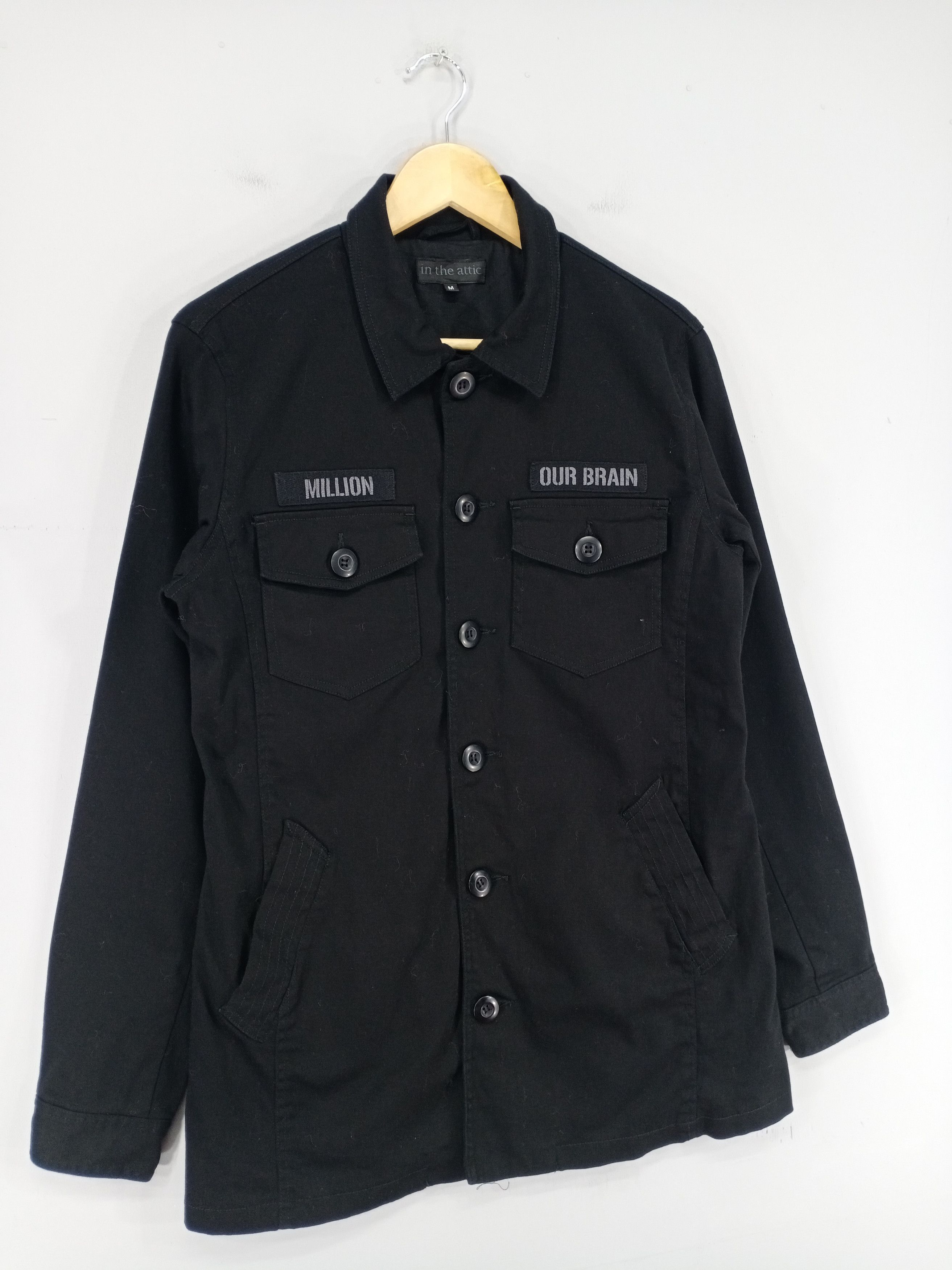 In The Attic 💥RARE💥In The Attic Military Style Button Ups Jacket Size US M / EU 48-50 / 2 - 2 Thumbnail
