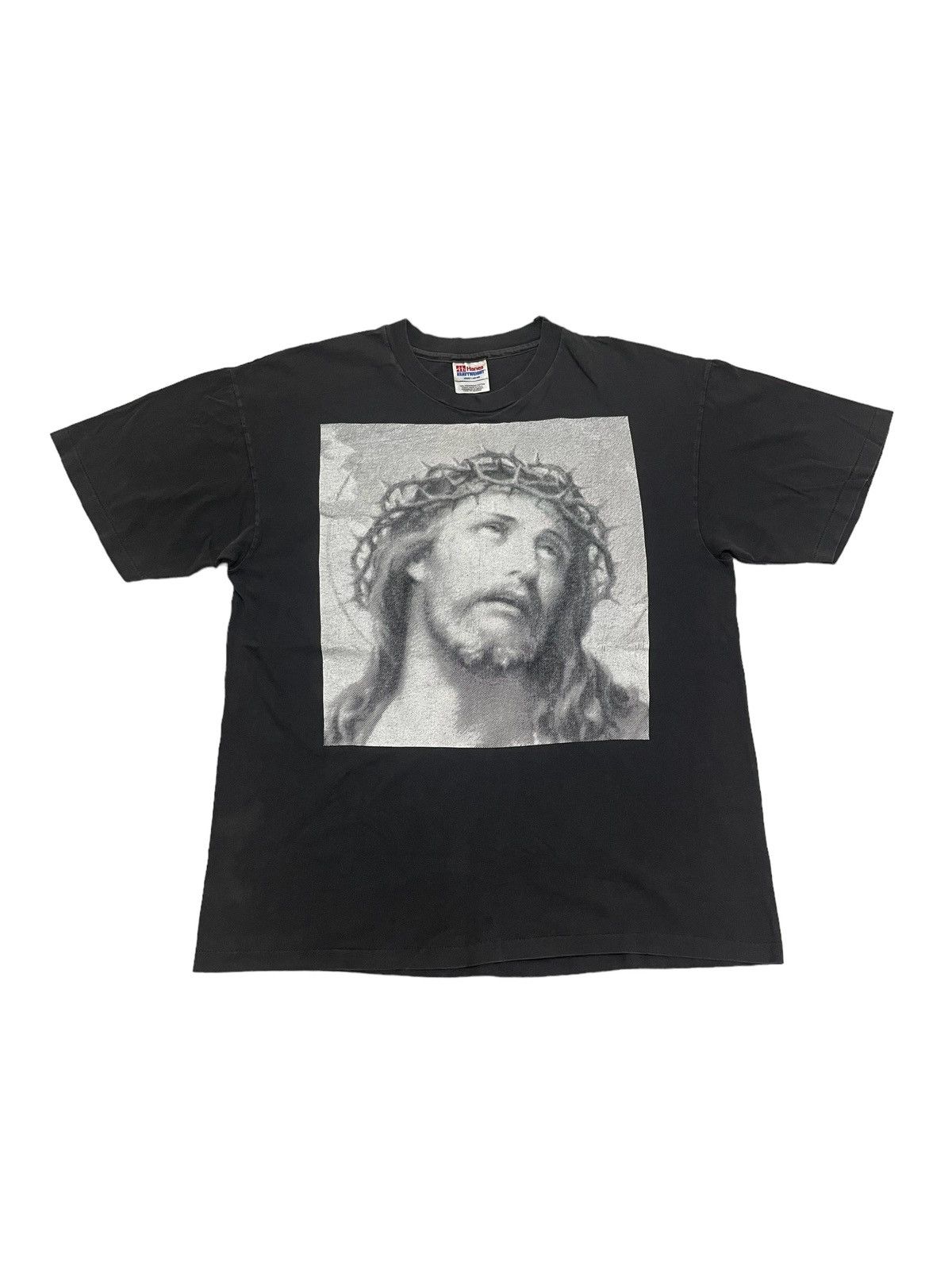 image of Archival Clothing x Band Tees Vintage 90's Archaic Smile Jess Phototees T-Shirt in Black (Size Larg