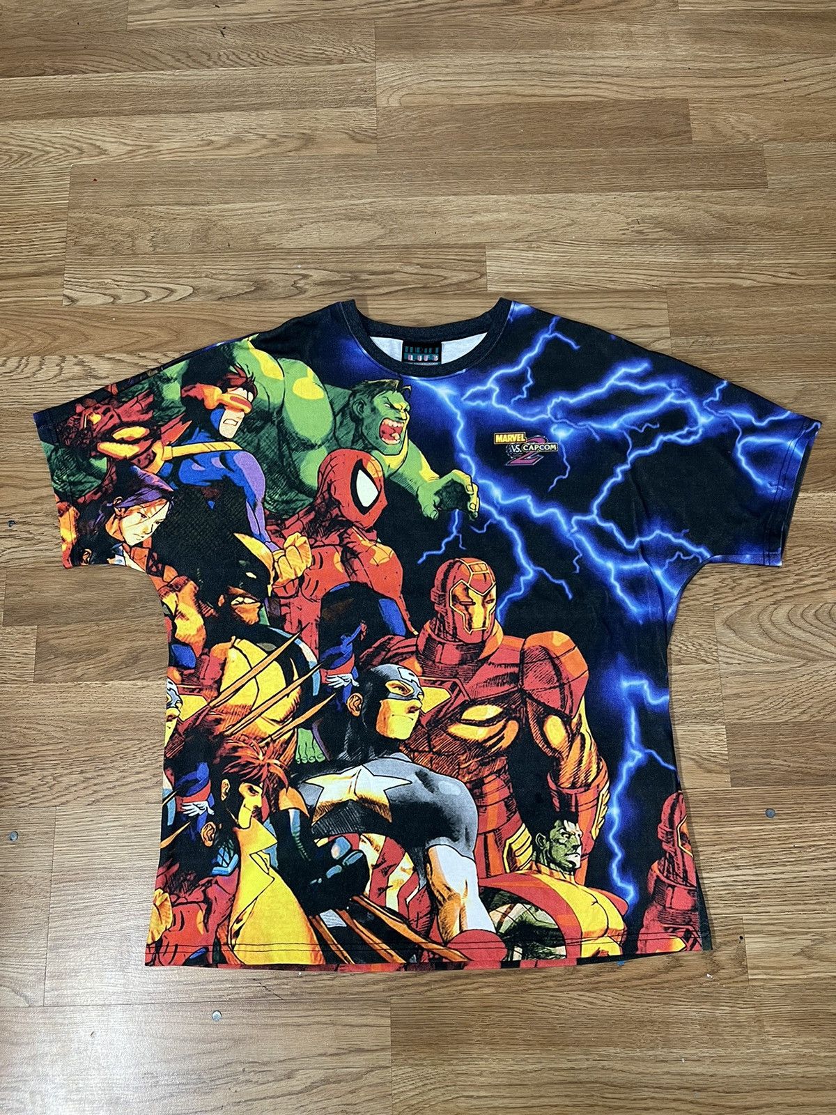 Vintage Thriftlife Bootleg Marvel vs. Capcom 2 T Shirt | Grailed