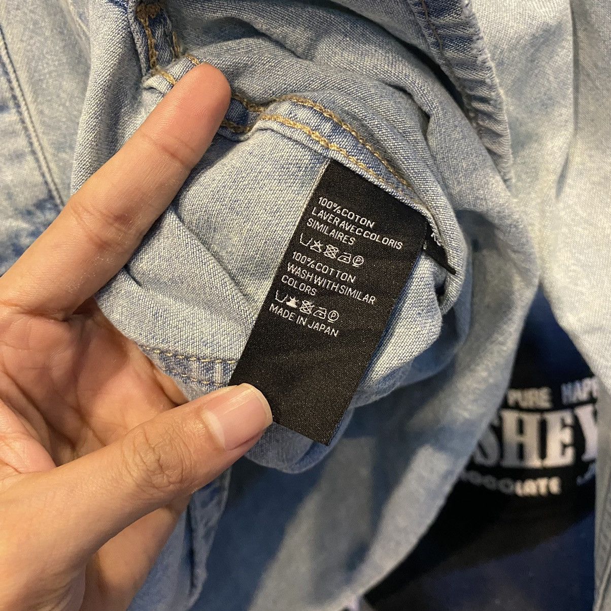 Celine × Hedi Slimane Celine Paris Denim Jacket Half Button Size XS / US 0-2 / IT 36-38 - 11 Thumbnail