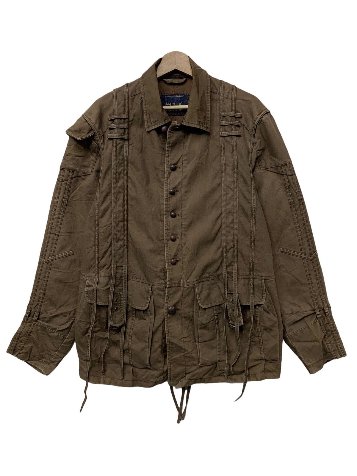 Marithe + Francois Girbaud 🔥M.F.G PARACHUTE TACTICAL PARKA JACKETS Size US M / EU 48-50 / 2 - 1 Thumbnail