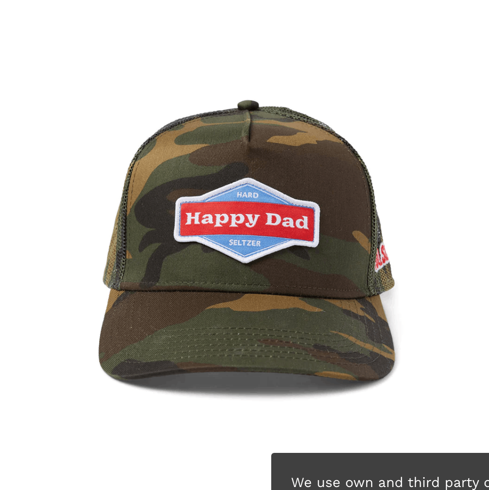 Full Send Full Send Camo Happy Dad Trucker Hat *BRAND NEW* Size ONE SIZE - 1 Thumbnail