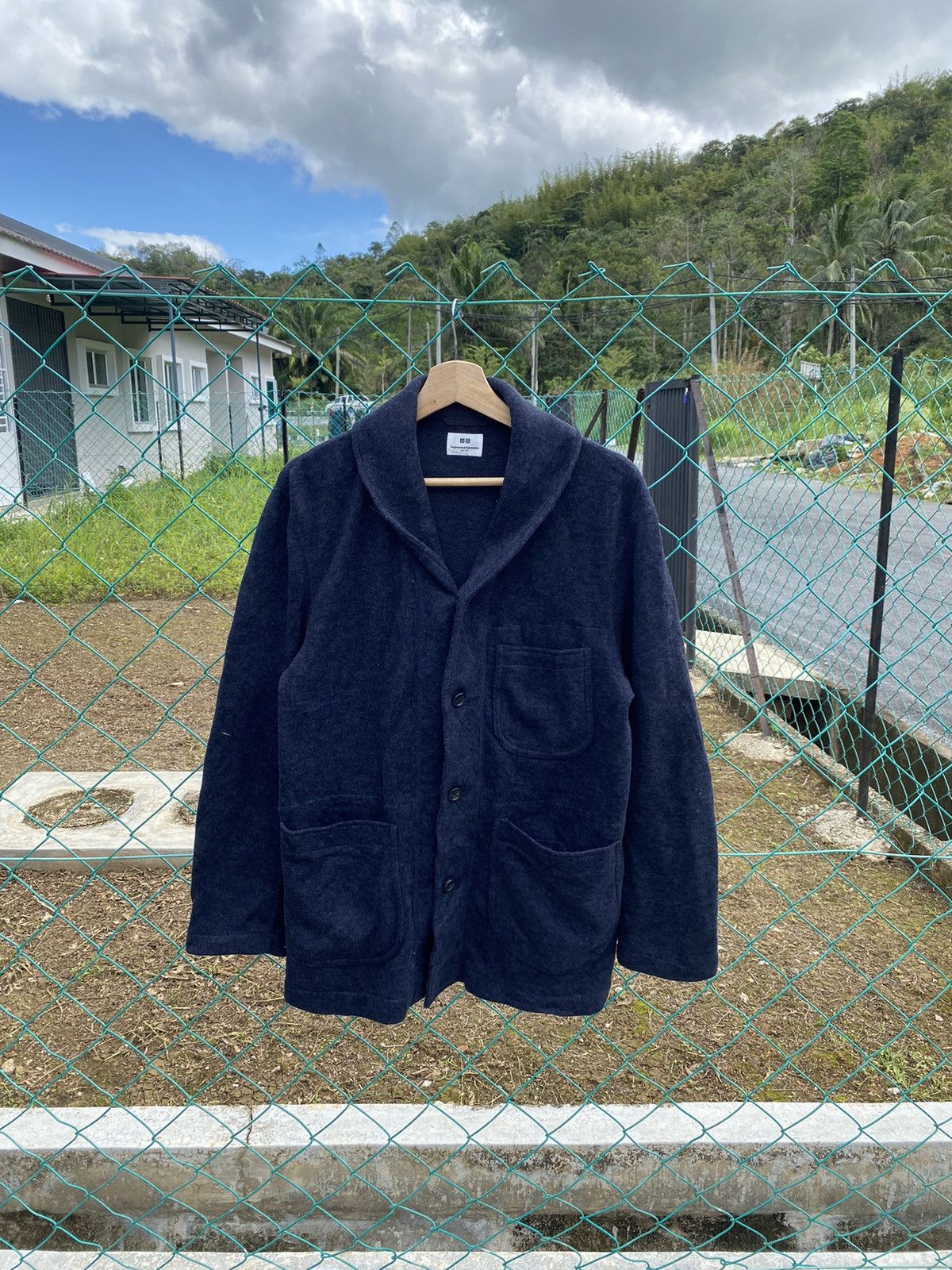 Uniqlo X Enginereed Garments Shawl Collar Fleece