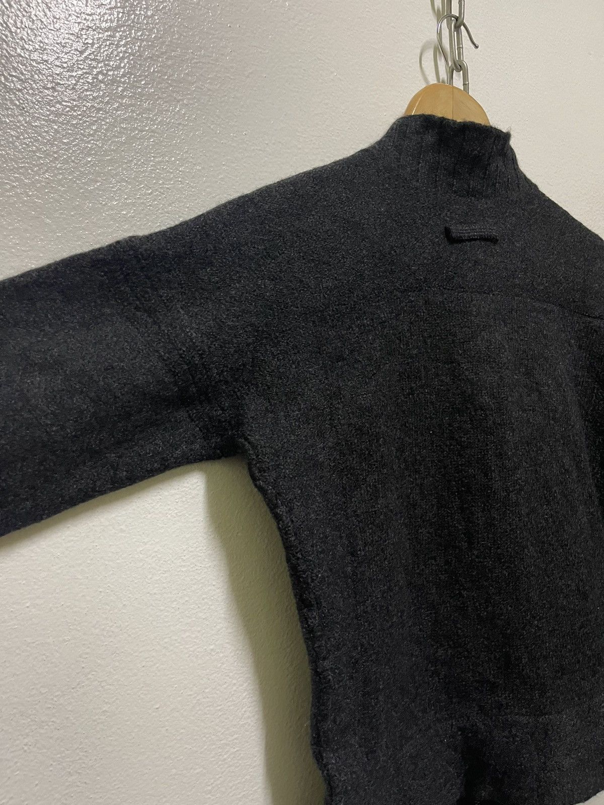 Jean Paul Gaultier × Vintage Jean Paul Gaultier Homme Wool Zipper Sweatshirt Size US M / EU 48-50 / 2 - 9 Thumbnail