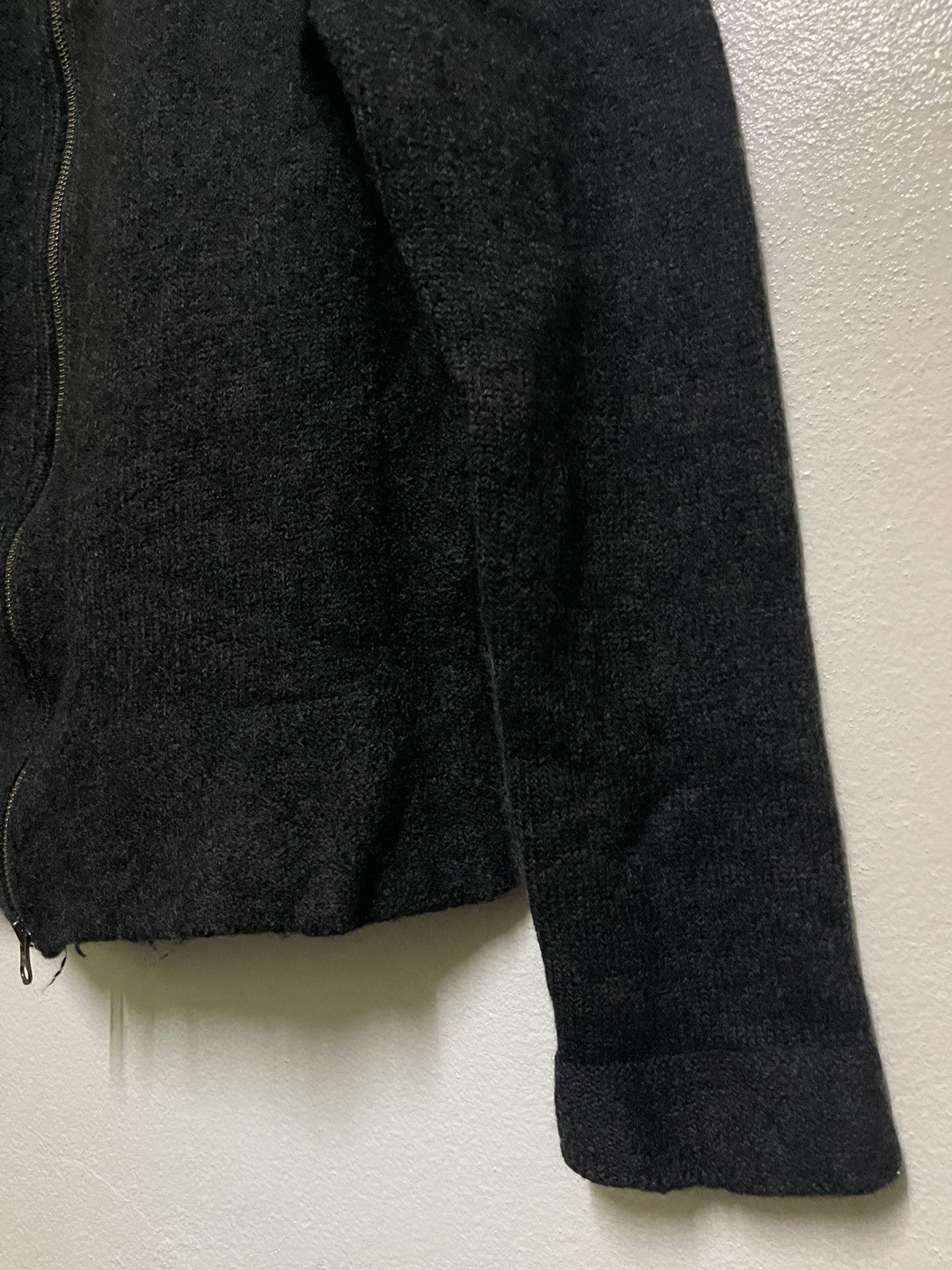 Jean Paul Gaultier × Vintage Jean Paul Gaultier Homme Wool Zipper Sweatshirt Size US M / EU 48-50 / 2 - 5 Thumbnail