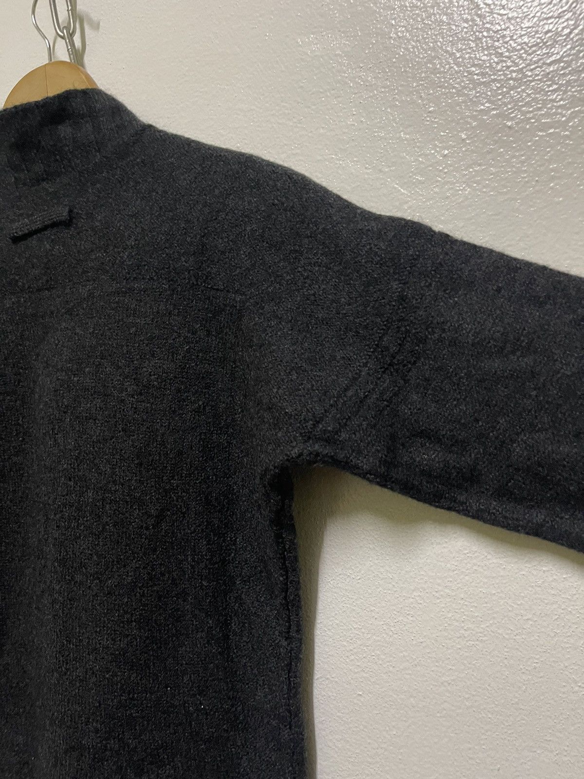 Jean Paul Gaultier × Vintage Jean Paul Gaultier Homme Wool Zipper Sweatshirt Size US M / EU 48-50 / 2 - 12 Thumbnail