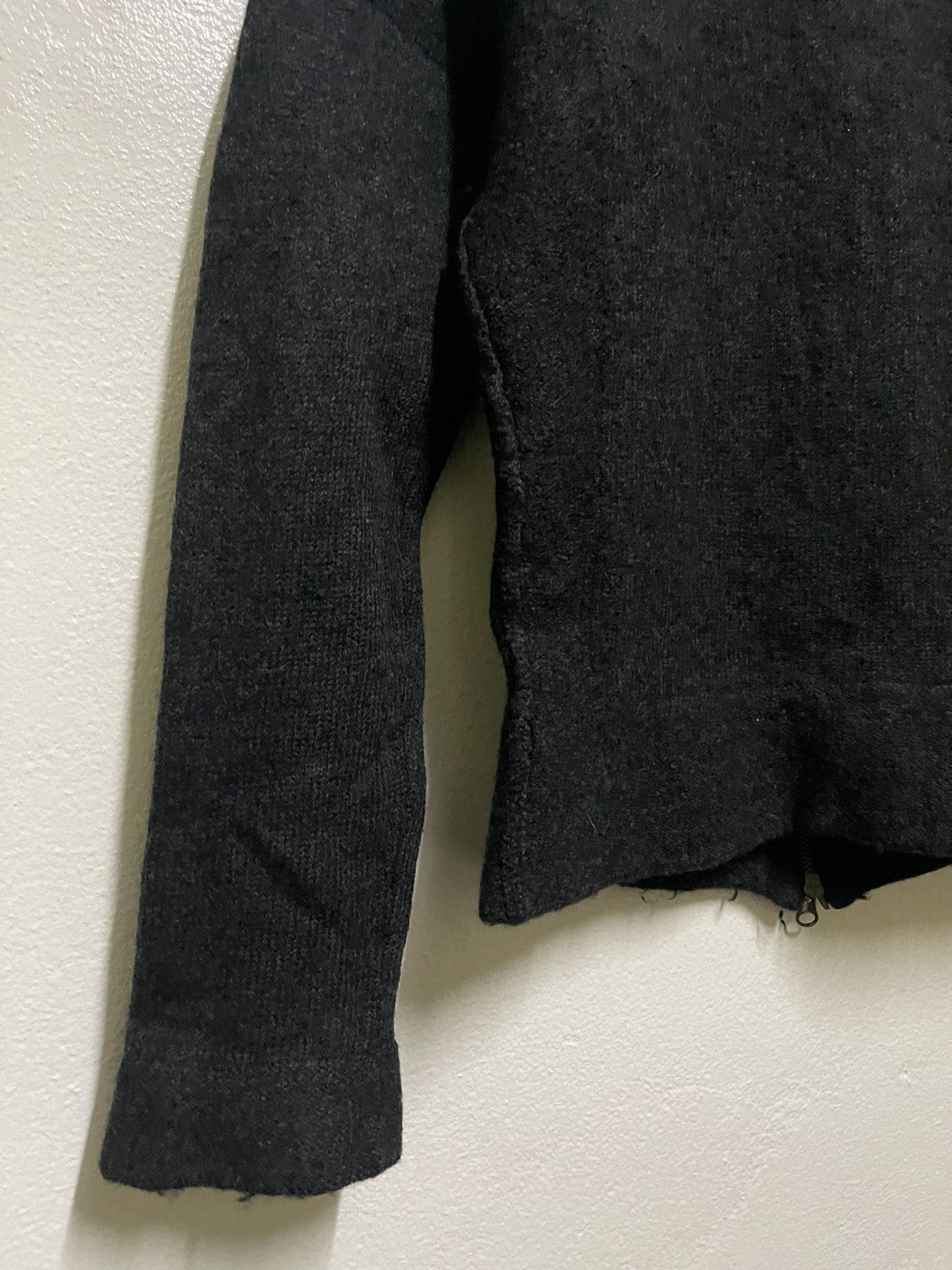 Jean Paul Gaultier × Vintage Jean Paul Gaultier Homme Wool Zipper Sweatshirt Size US M / EU 48-50 / 2 - 10 Thumbnail