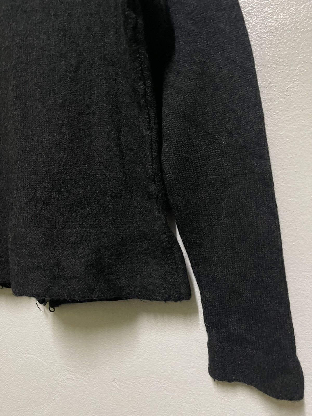 Jean Paul Gaultier × Vintage Jean Paul Gaultier Homme Wool Zipper Sweatshirt Size US M / EU 48-50 / 2 - 13 Thumbnail
