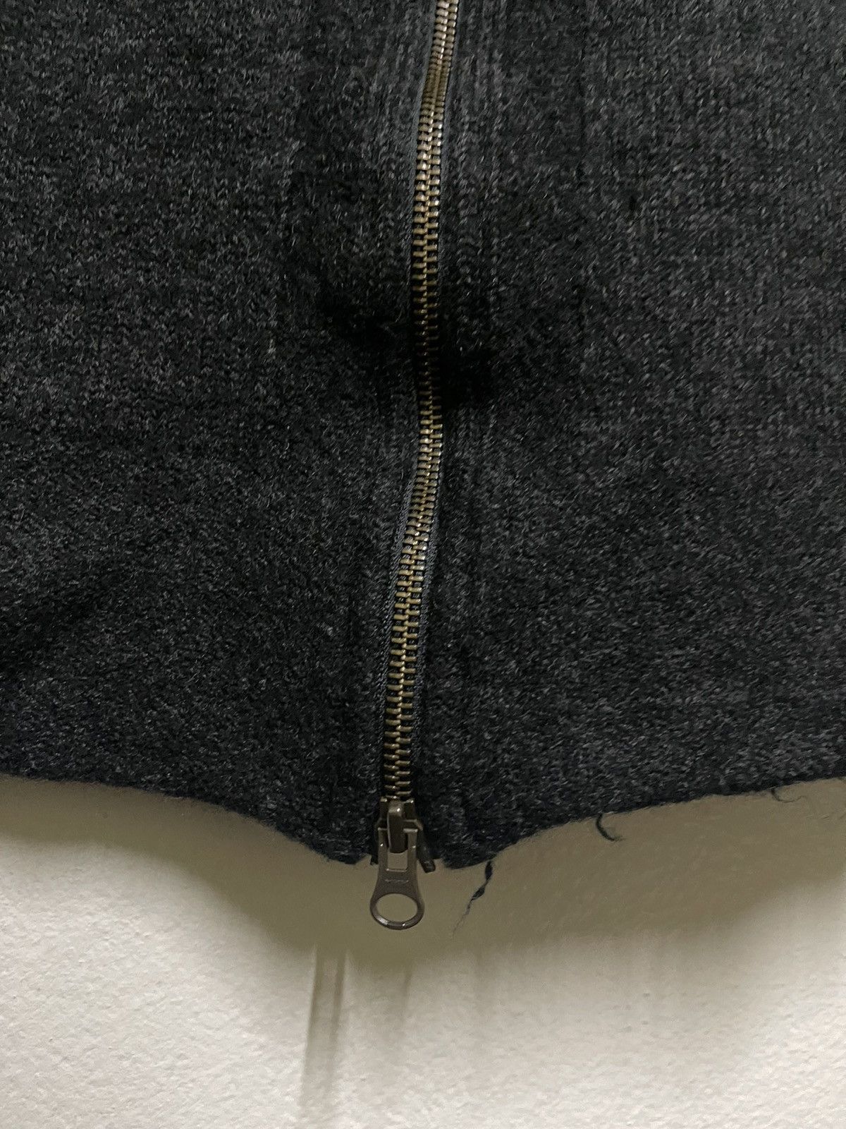 Jean Paul Gaultier × Vintage Jean Paul Gaultier Homme Wool Zipper Sweatshirt Size US M / EU 48-50 / 2 - 7 Thumbnail