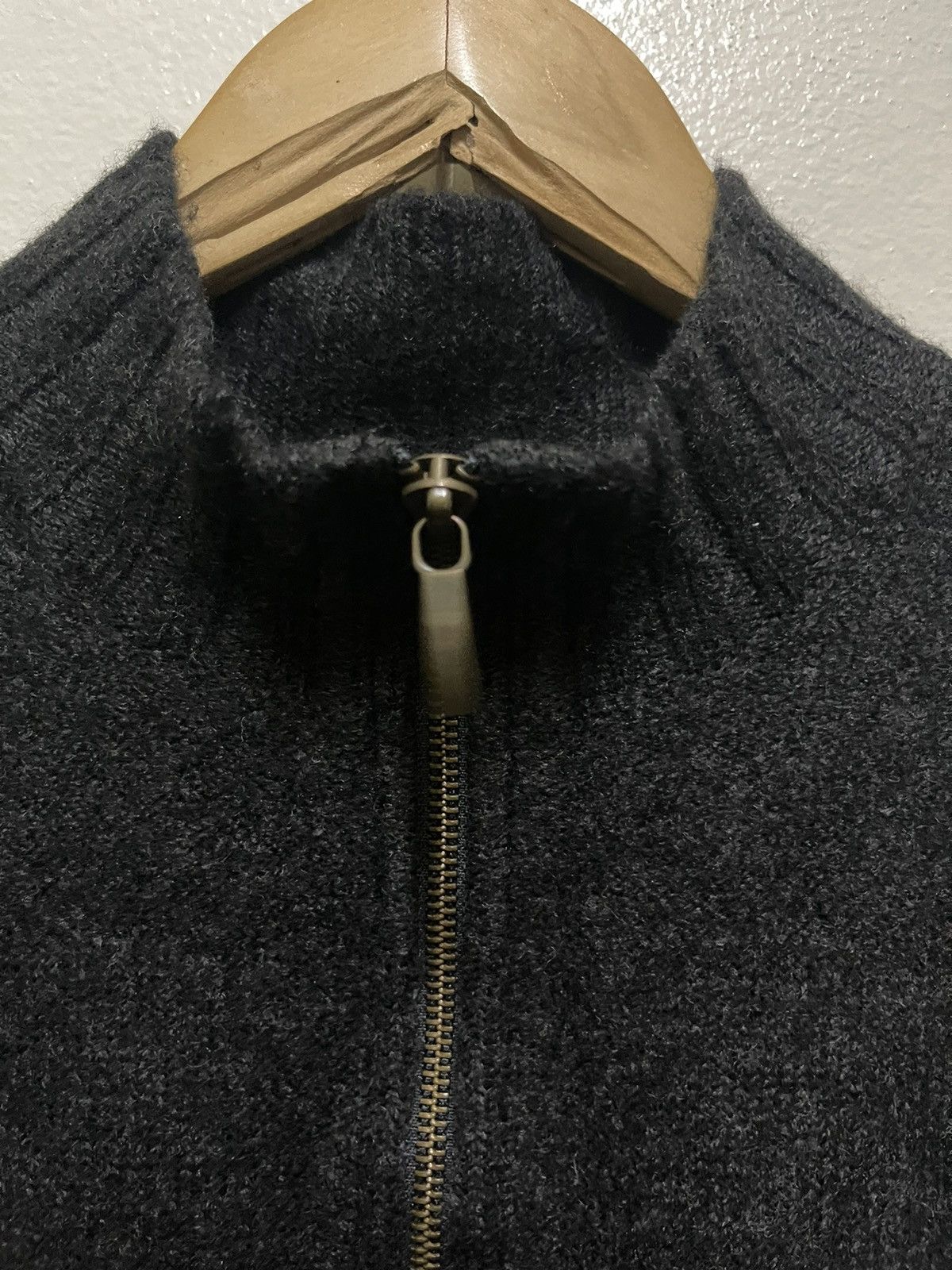 Jean Paul Gaultier × Vintage Jean Paul Gaultier Homme Wool Zipper Sweatshirt Size US M / EU 48-50 / 2 - 6 Thumbnail