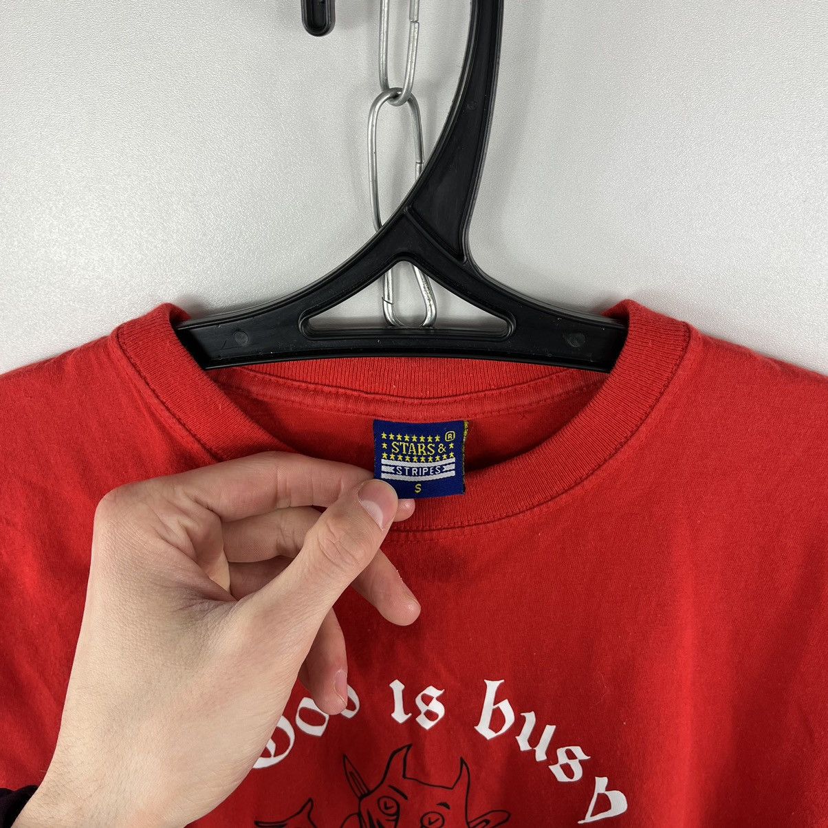 Other × Vintage Vintage Stars & Stripes Devil Big Logo Red Size S Size US S / EU 44-46 / 1 - 5 Thumbnail