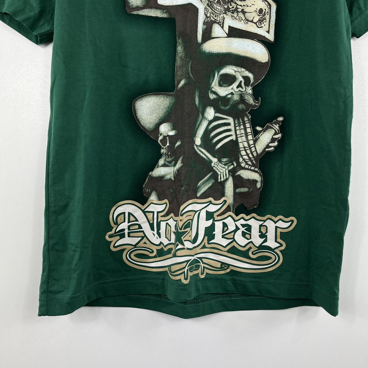 No Fear No Fear Vintage T-Shirt Crew Neck Scull Big Logo Size S Size US S / EU 44-46 / 1 - 5 Thumbnail