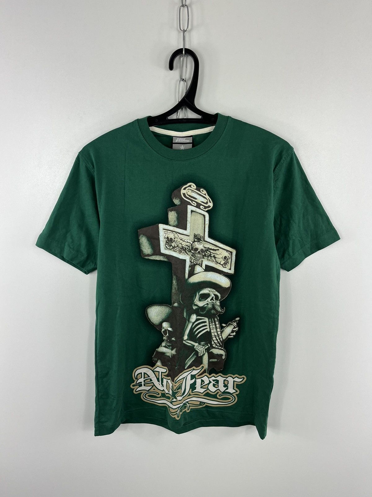 No Fear No Fear Vintage T-Shirt Crew Neck Scull Big Logo Size S Size US S / EU 44-46 / 1 - 1 Thumbnail
