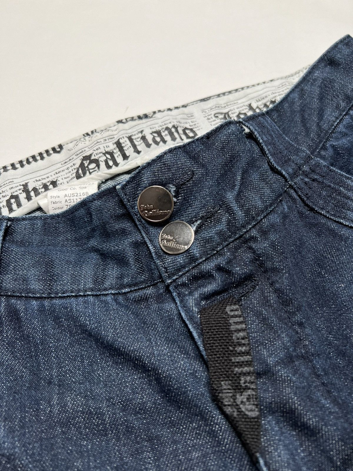 John Galliano John Galliano Panelled Denim Pants Size US 34 / EU 50 - 3 Thumbnail