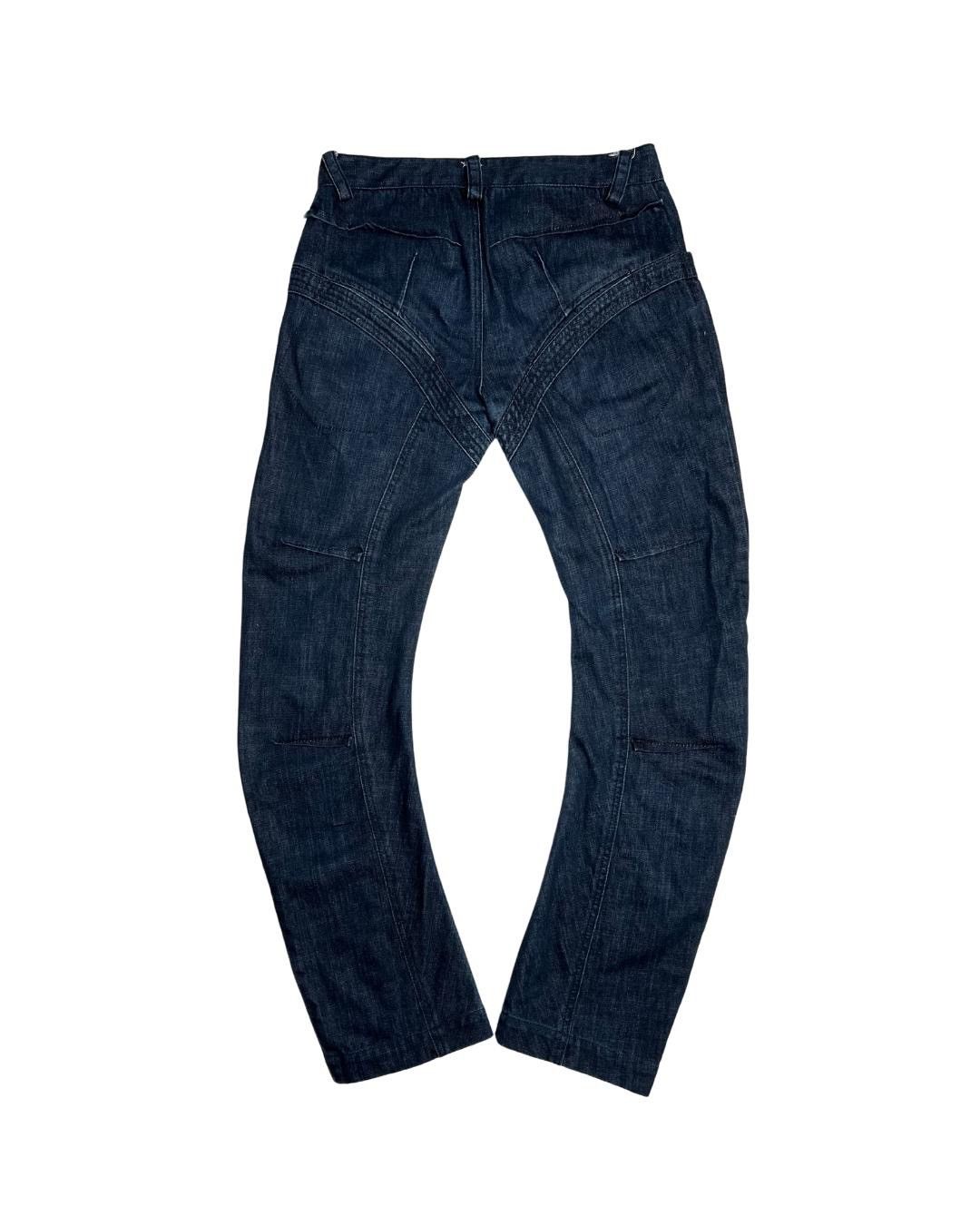 John Galliano John Galliano Panelled Denim Pants Size US 34 / EU 50 - 2 Thumbnail