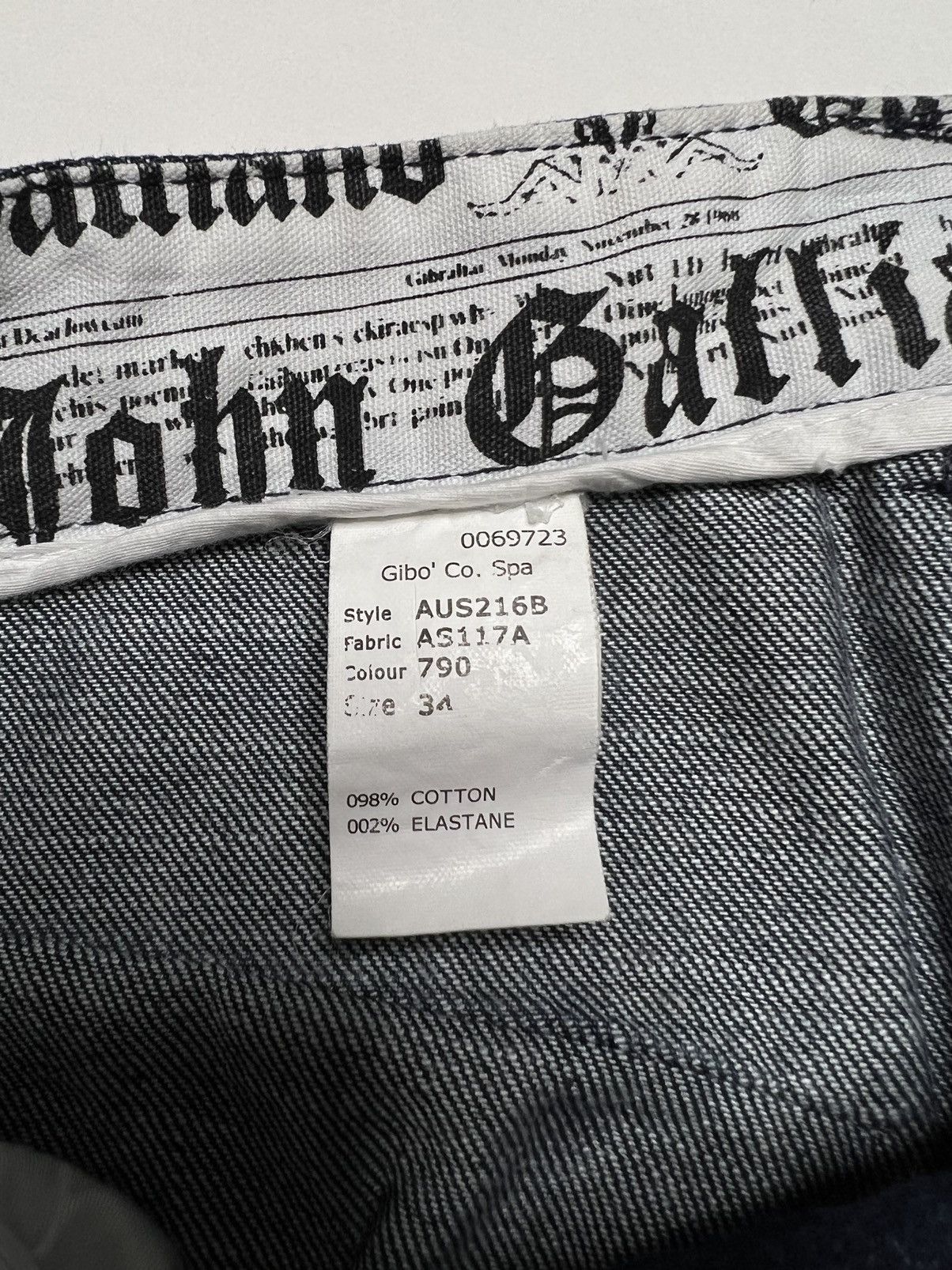 John Galliano John Galliano Panelled Denim Pants Size US 34 / EU 50 - 6 Thumbnail