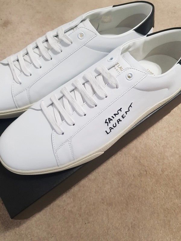 image of Saint Laurent Paris Saint Laurent Sl O6 Trainers Eu 45 Shoes in White, Men's (Size 12)