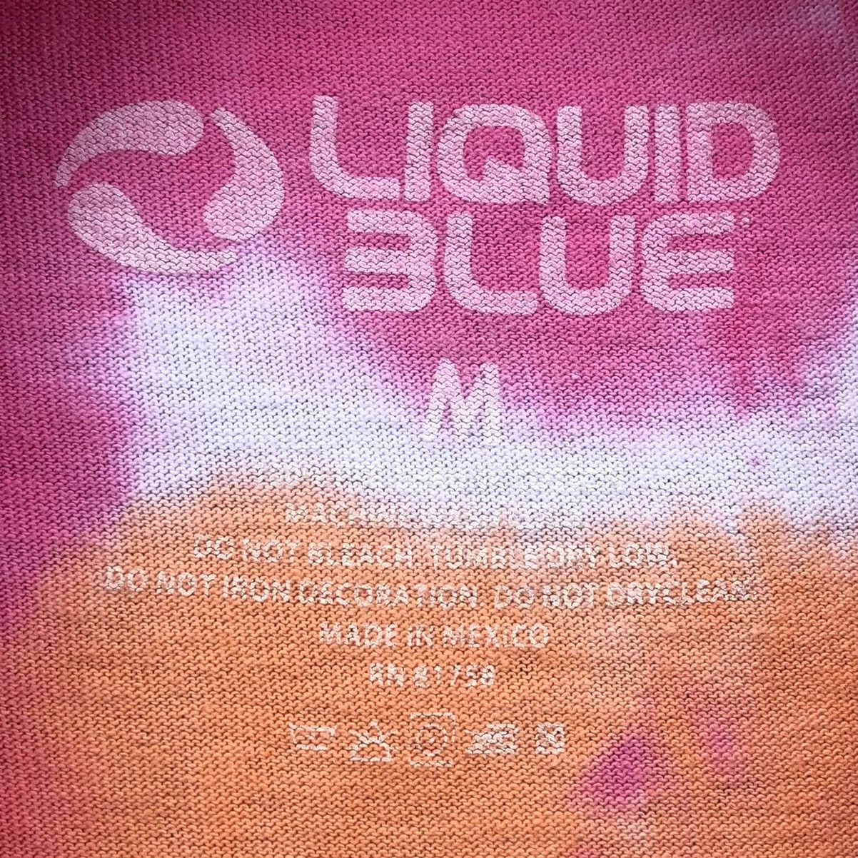 Vintage Liquid Blue 2016 Woodstock Tie Dye Tee Size US M / EU 48-50 / 2 - 10 Thumbnail