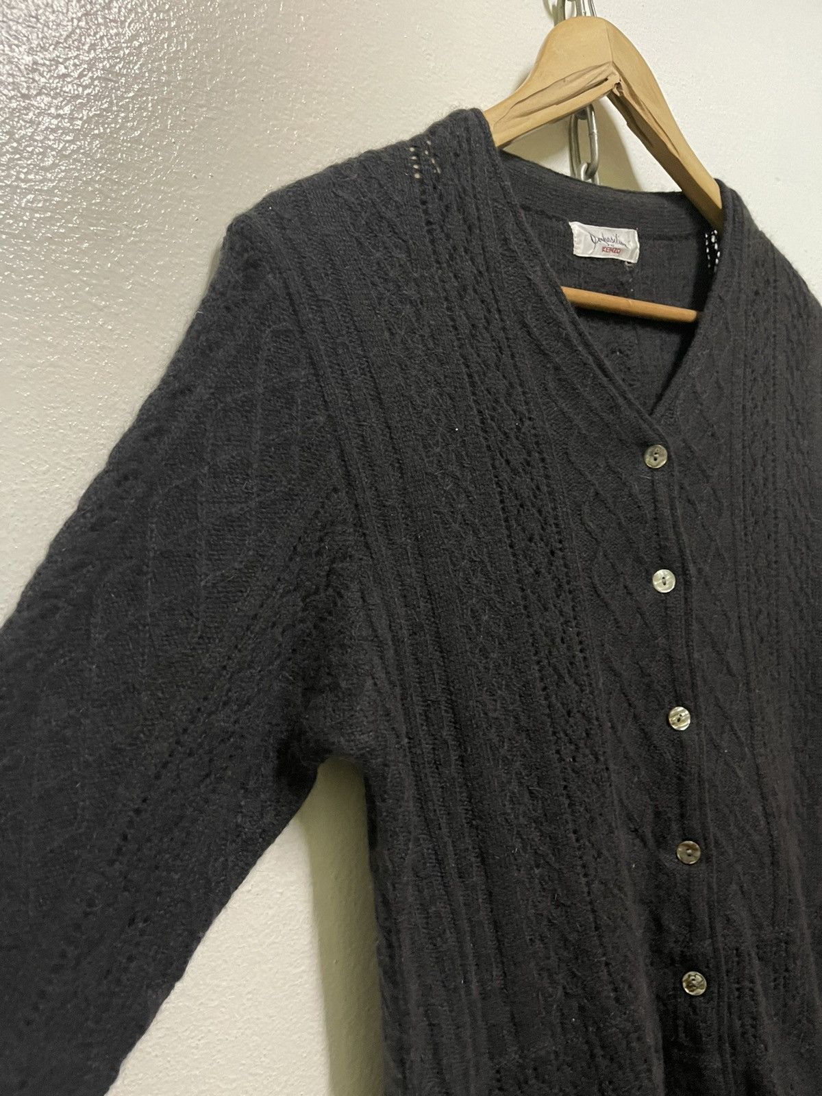 Kenzo × Vintage Composition by Kenzo Button Shirt Size XS / US 0-2 / IT 36-38 - 2 Thumbnail