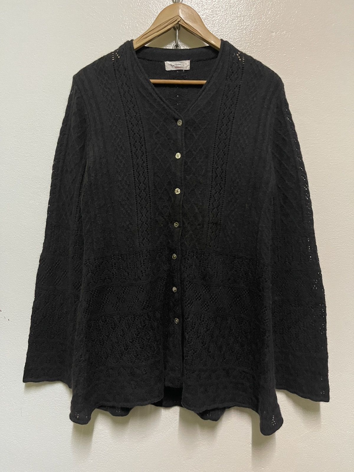 Kenzo × Vintage Composition by Kenzo Button Shirt Size XS / US 0-2 / IT 36-38 - 1 Thumbnail
