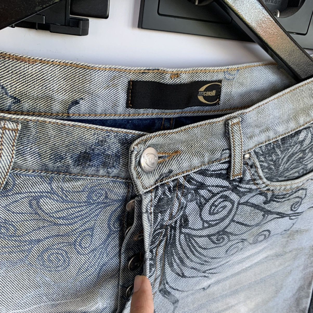 Roberto Cavalli Roberto Cavalli Jeans Pants Floral Flower Print Vintage Size US 32 / EU 48 - 3 Thumbnail