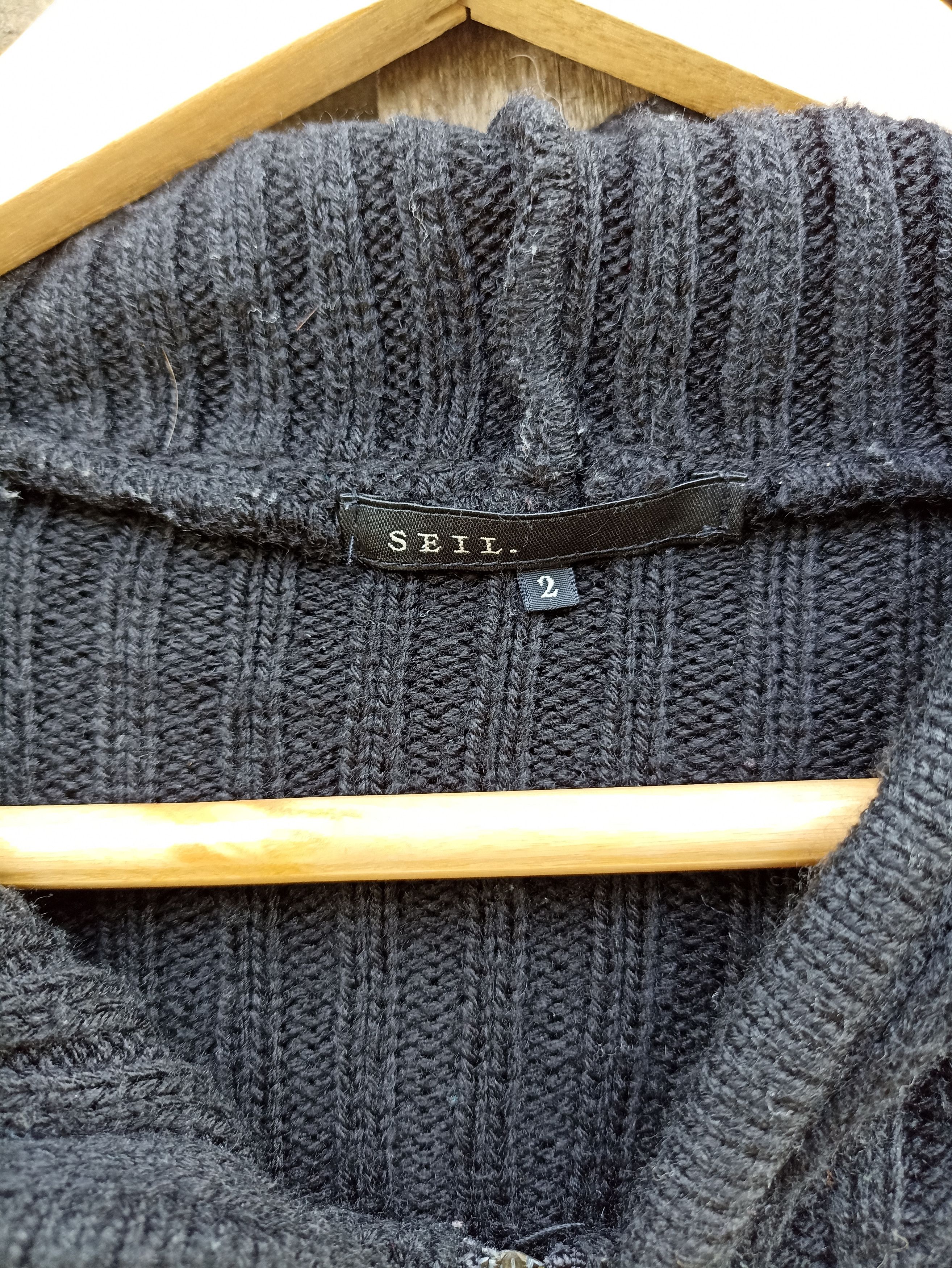 Aran Isles Knitwear × Designer × Japanese Brand Brand Seil hoodie sweater women Size XS / US 0-2 / IT 36-38 - 3 Thumbnail