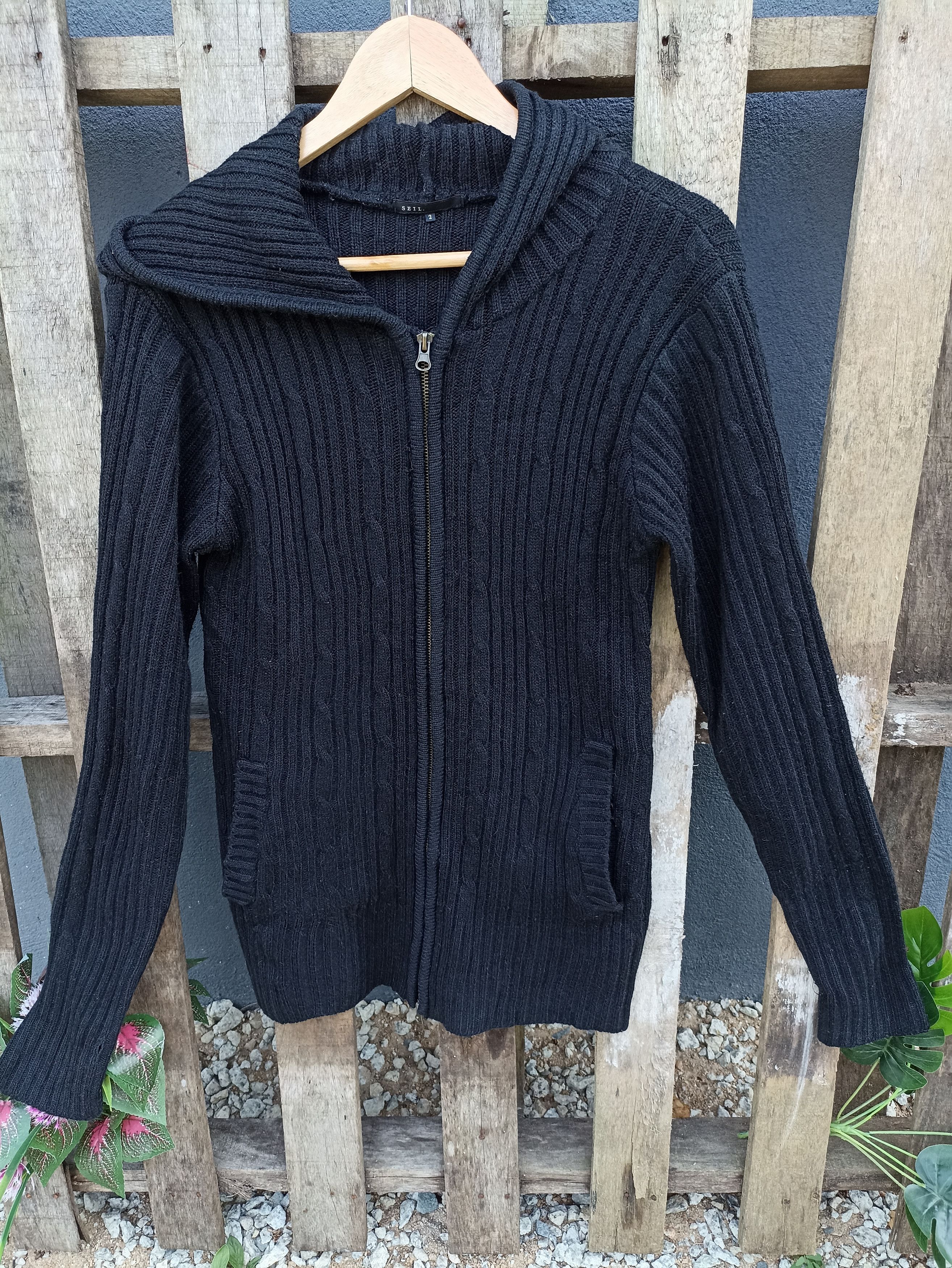 Aran Isles Knitwear × Designer × Japanese Brand Brand Seil hoodie sweater women Size XS / US 0-2 / IT 36-38 - 1 Thumbnail