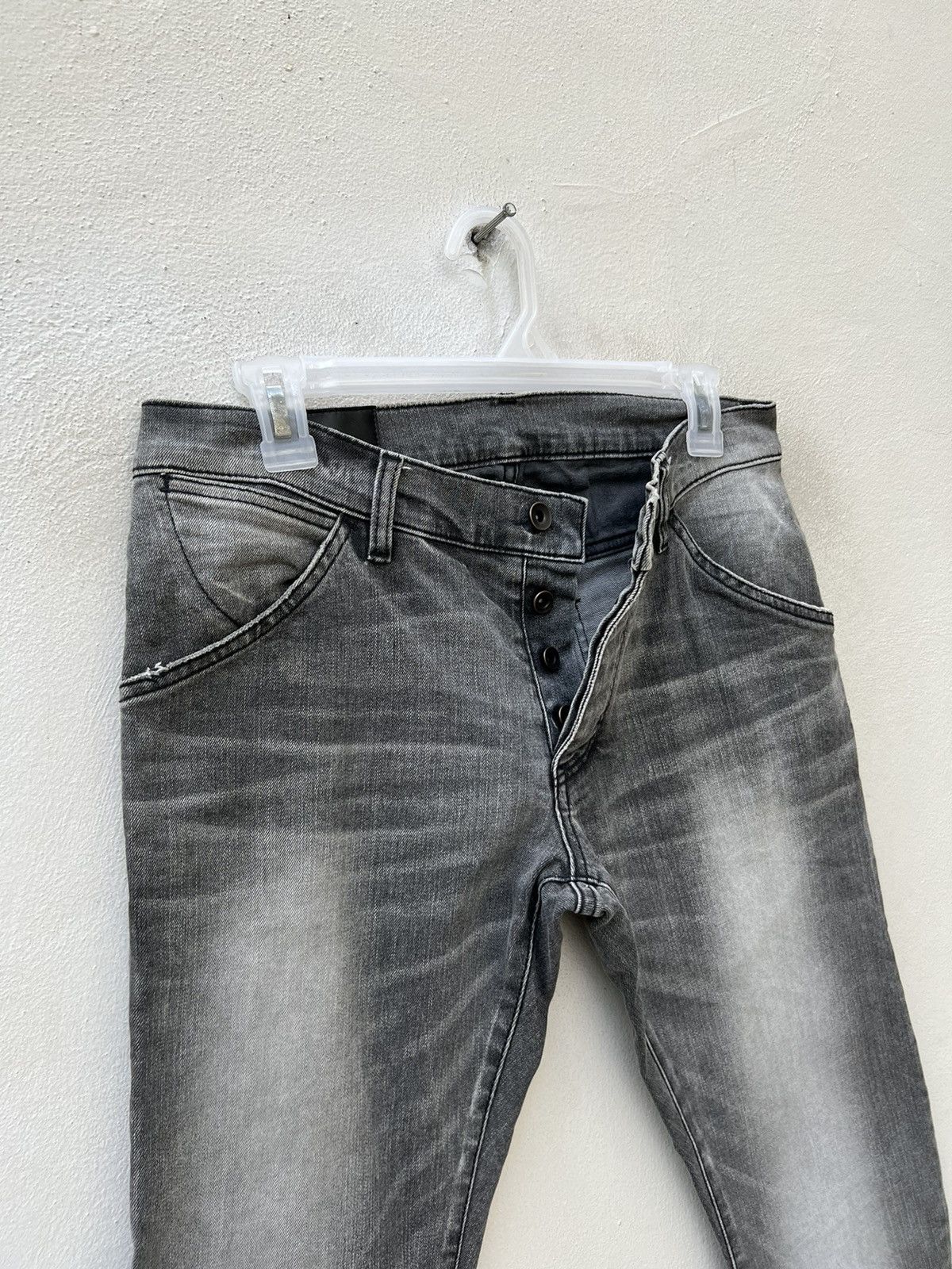 Attachment Attachment Japan Curved Leg Stretchable Cropped Denim Size US 30 / EU 46 - 10 Thumbnail