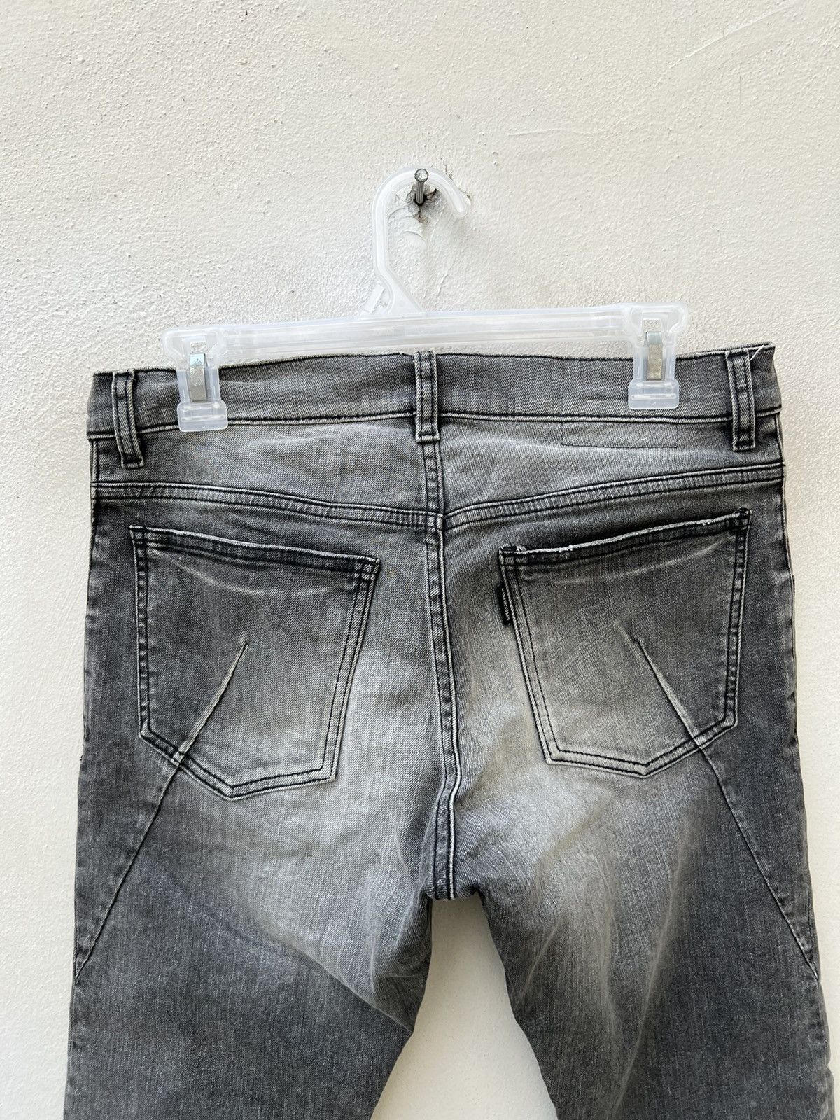 Attachment Attachment Japan Curved Leg Stretchable Cropped Denim Size US 30 / EU 46 - 17 Thumbnail