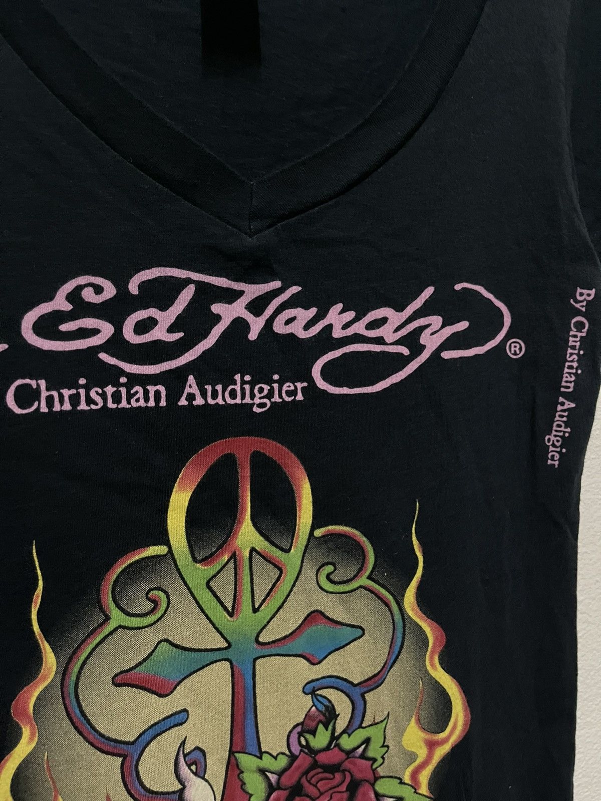 Christian Audigier Ed Hardy T Shirt Short Sleeve USA Size M / US 6-8 / IT 42-44 - 6 Thumbnail