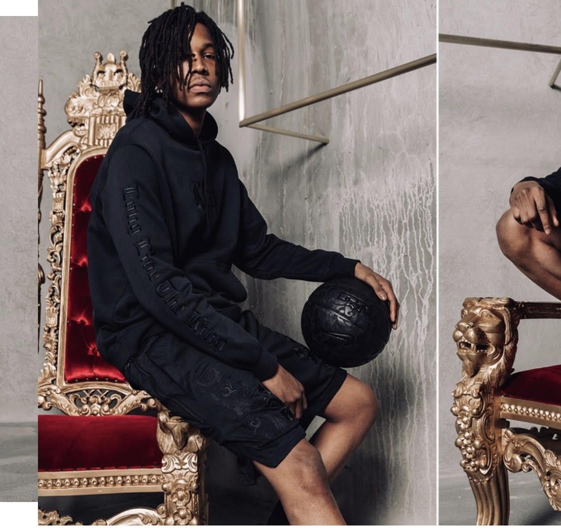 Kith Kith x Nike LeBron James King s Cloak Hoodie Long Live The King Triple Black sz M Grailed