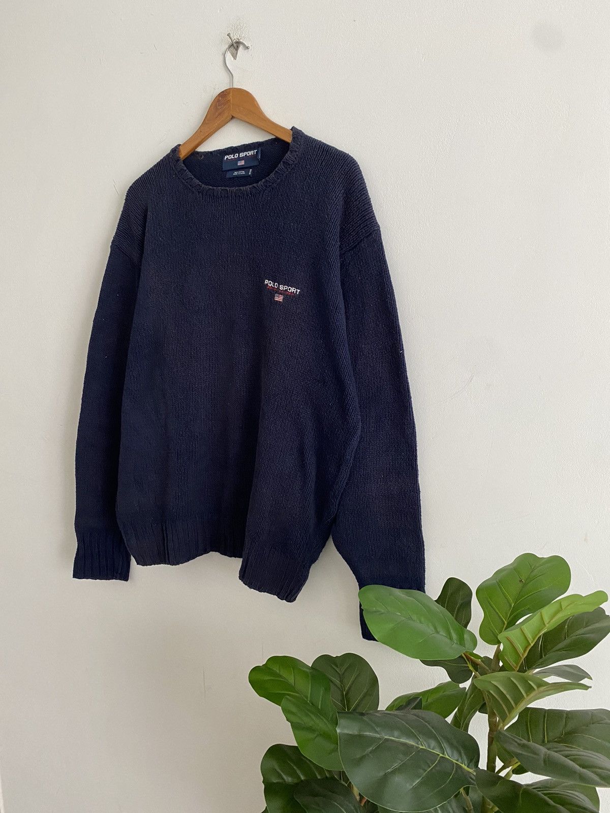 Polo Ralph Lauren 💥best offer💥Rare polo sport ralph Lauren hand knit sweater Size US L / EU 52-54 / 3 - 2 Thumbnail