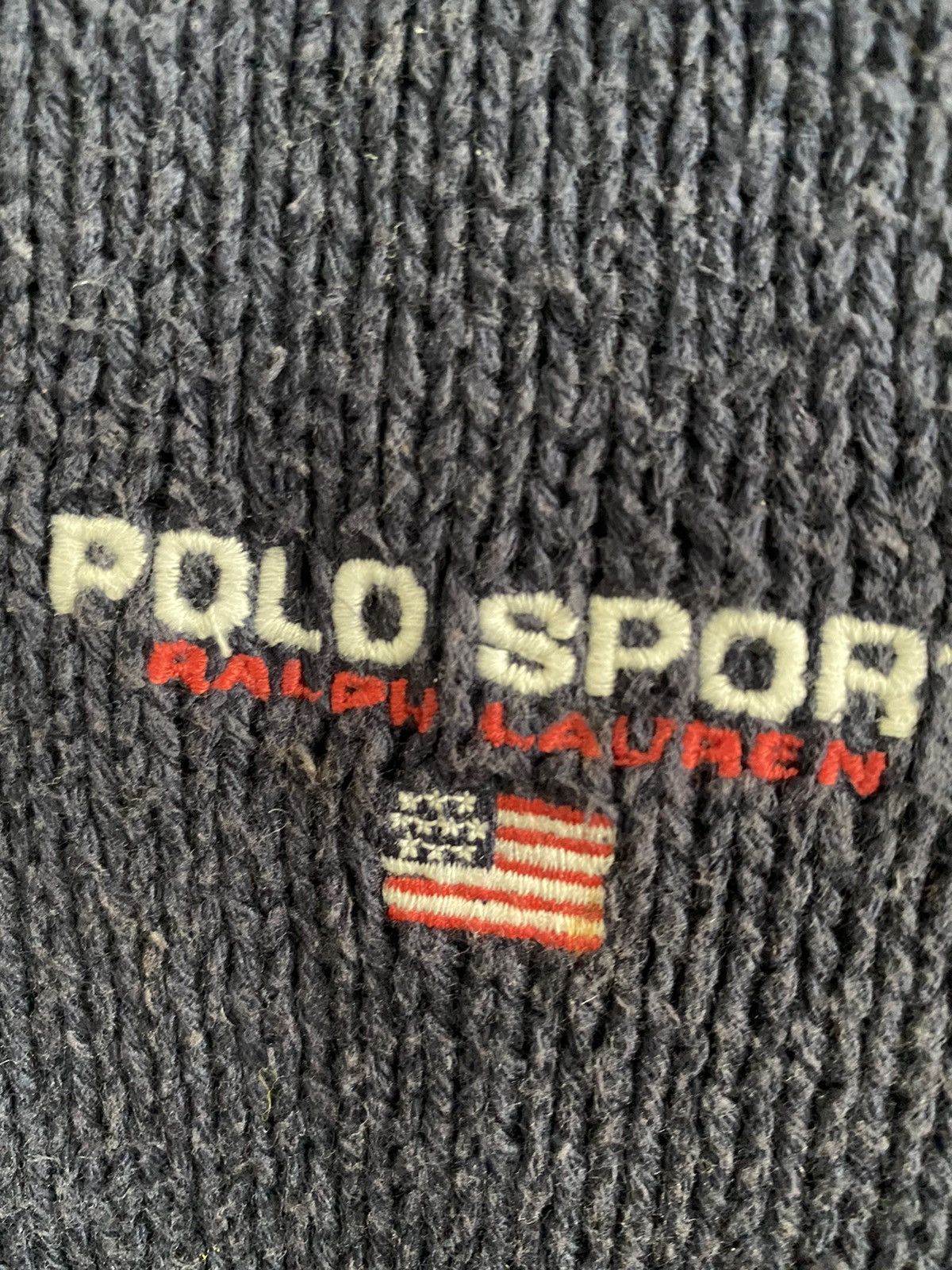 Polo Ralph Lauren 💥best offer💥Rare polo sport ralph Lauren hand knit sweater Size US L / EU 52-54 / 3 - 9 Thumbnail