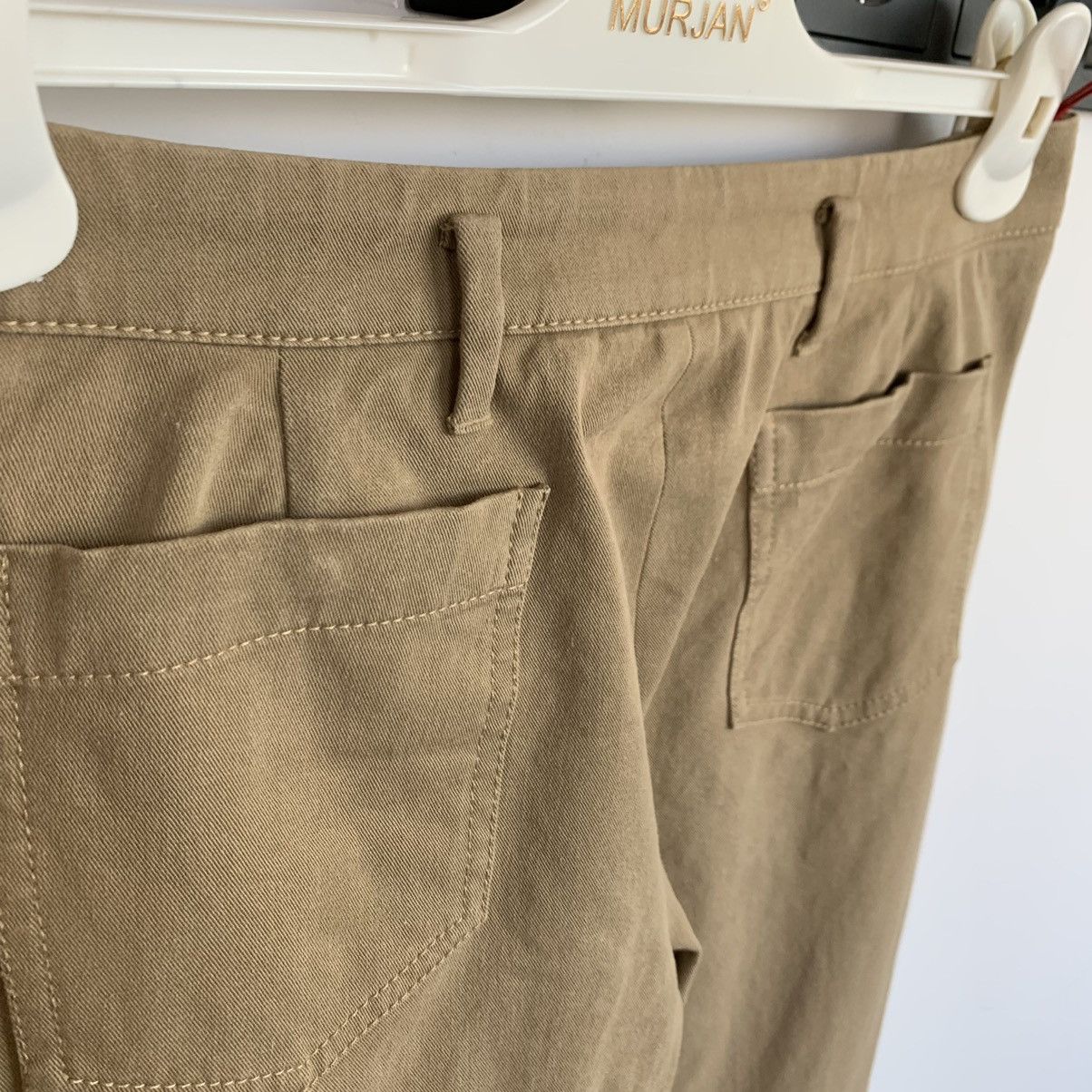 Prada PRADA Pants Trousers Red Tab Cotton Beige Pockets Sport Size US 28 / EU 44 - 8 Thumbnail