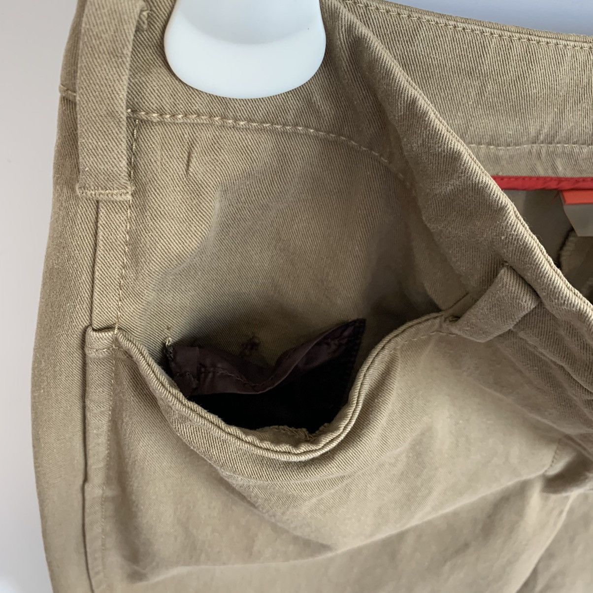Prada PRADA Pants Trousers Red Tab Cotton Beige Pockets Sport Size US 28 / EU 44 - 10 Thumbnail