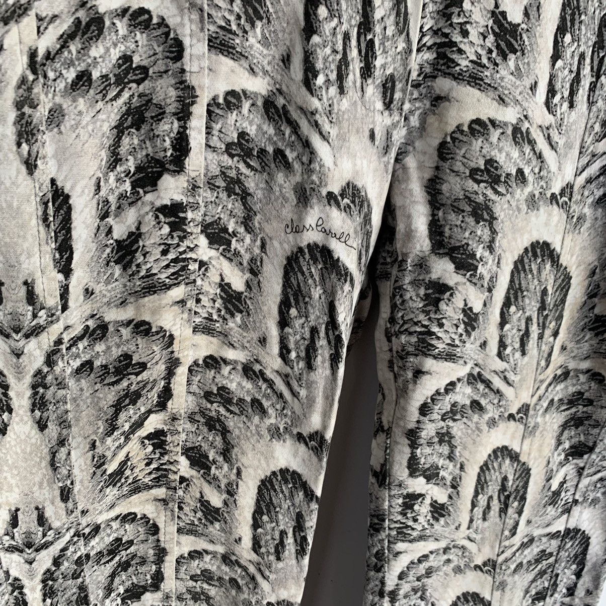 Roberto Cavalli Roberto Cavalli Jeans Pants Black White Vintage y2k Print Size 28" / US 6 / IT 42 - 7 Thumbnail