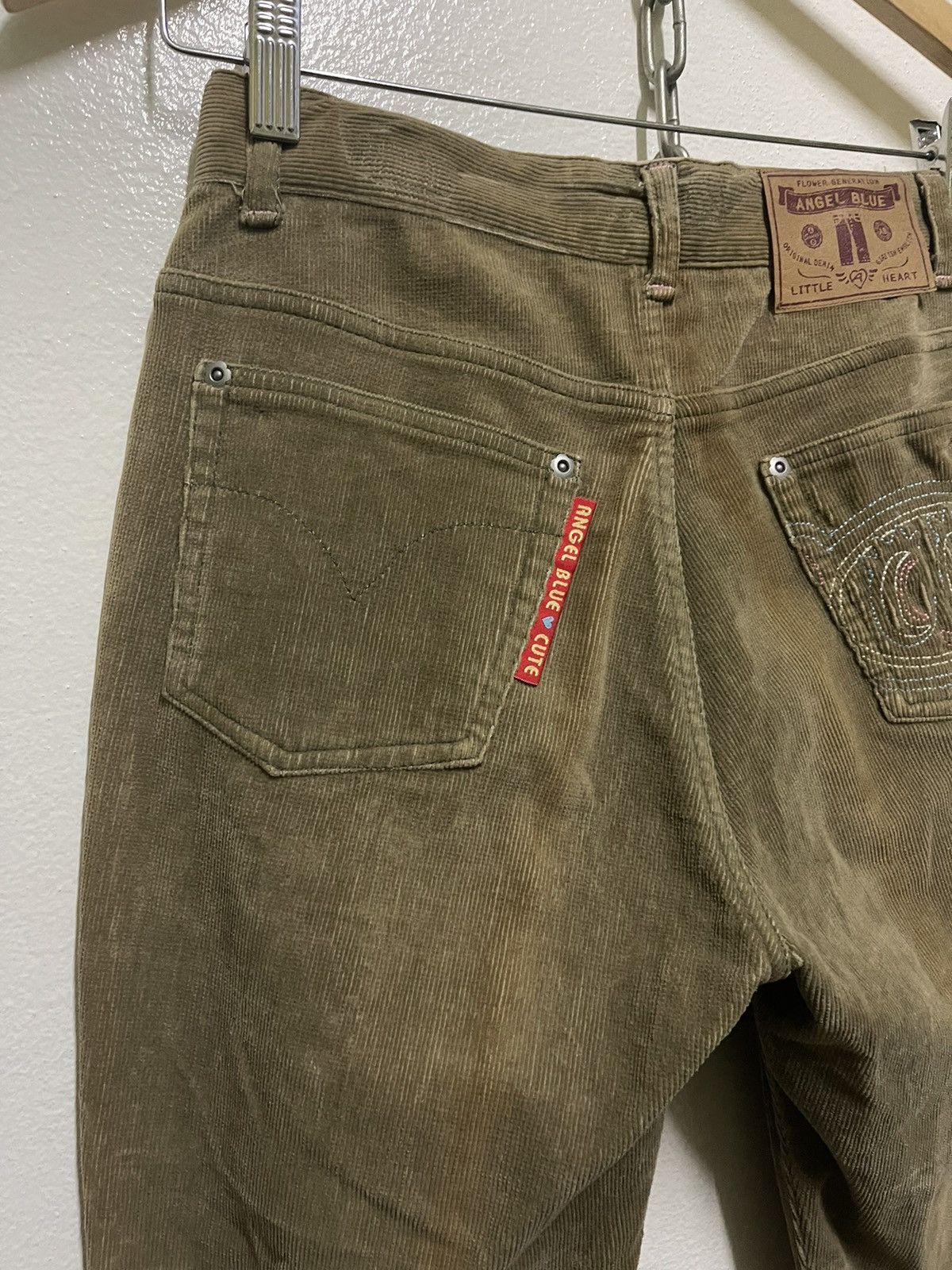 Angel Blue Angel Blue Corduroy Pants Patches Size 26" / US 2 / IT 38 - 11 Thumbnail
