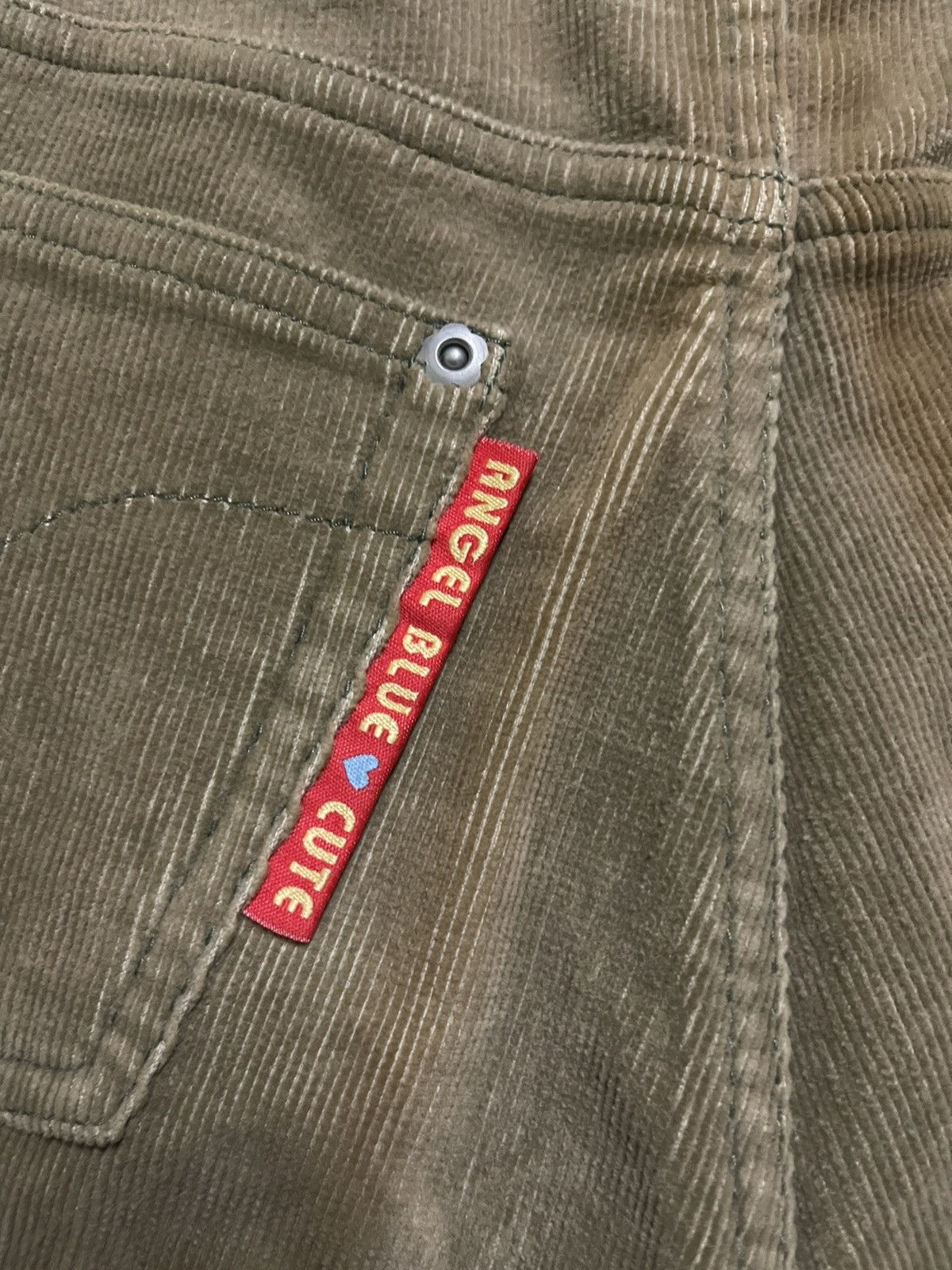 Angel Blue Angel Blue Corduroy Pants Patches Size 26" / US 2 / IT 38 - 18 Thumbnail